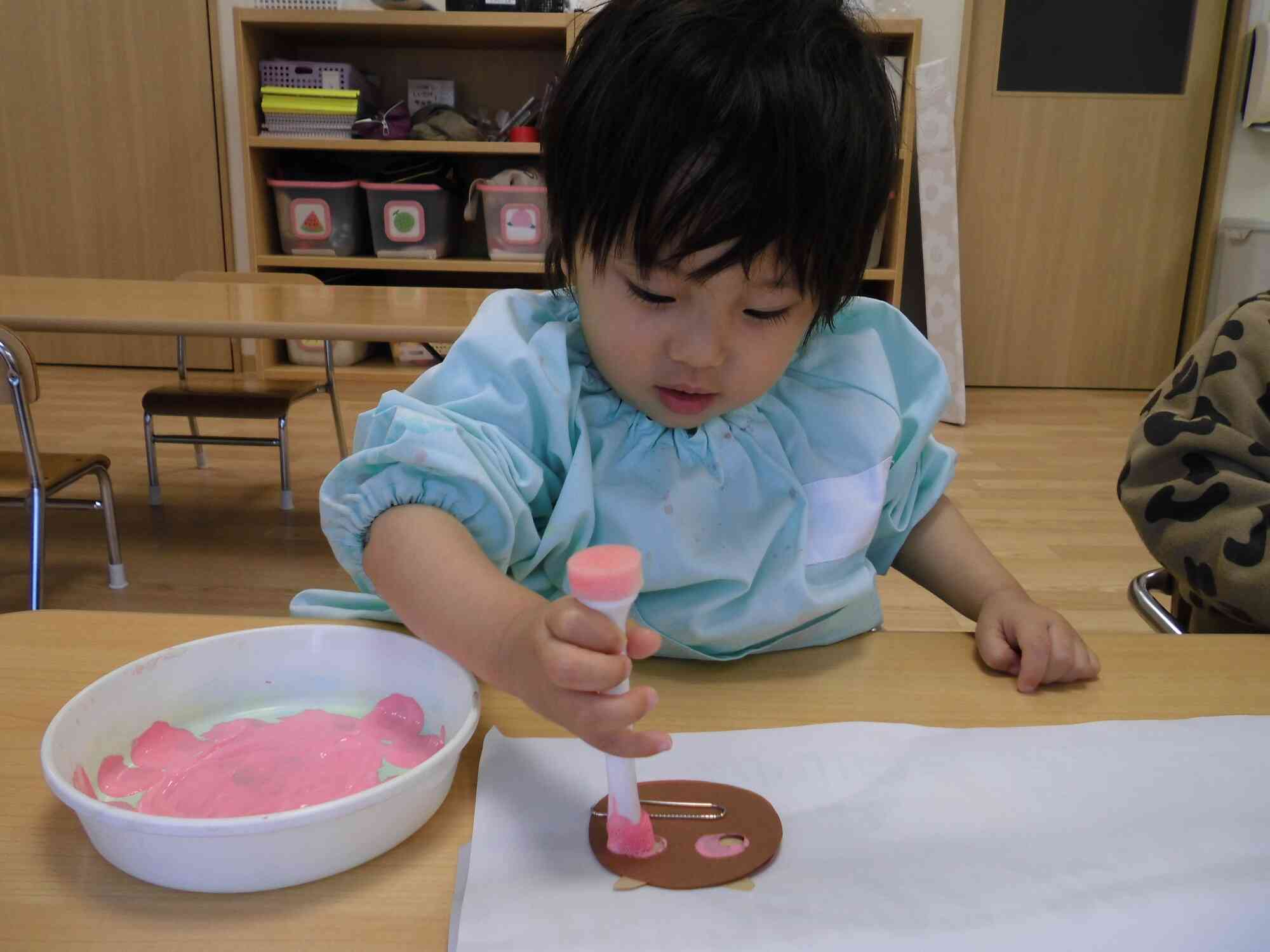 ポンポンステンシルで何が出来るかな？