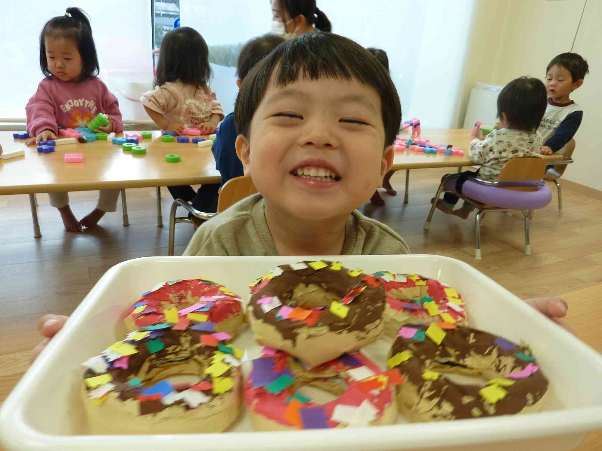 ドーナツ完成したよ♫