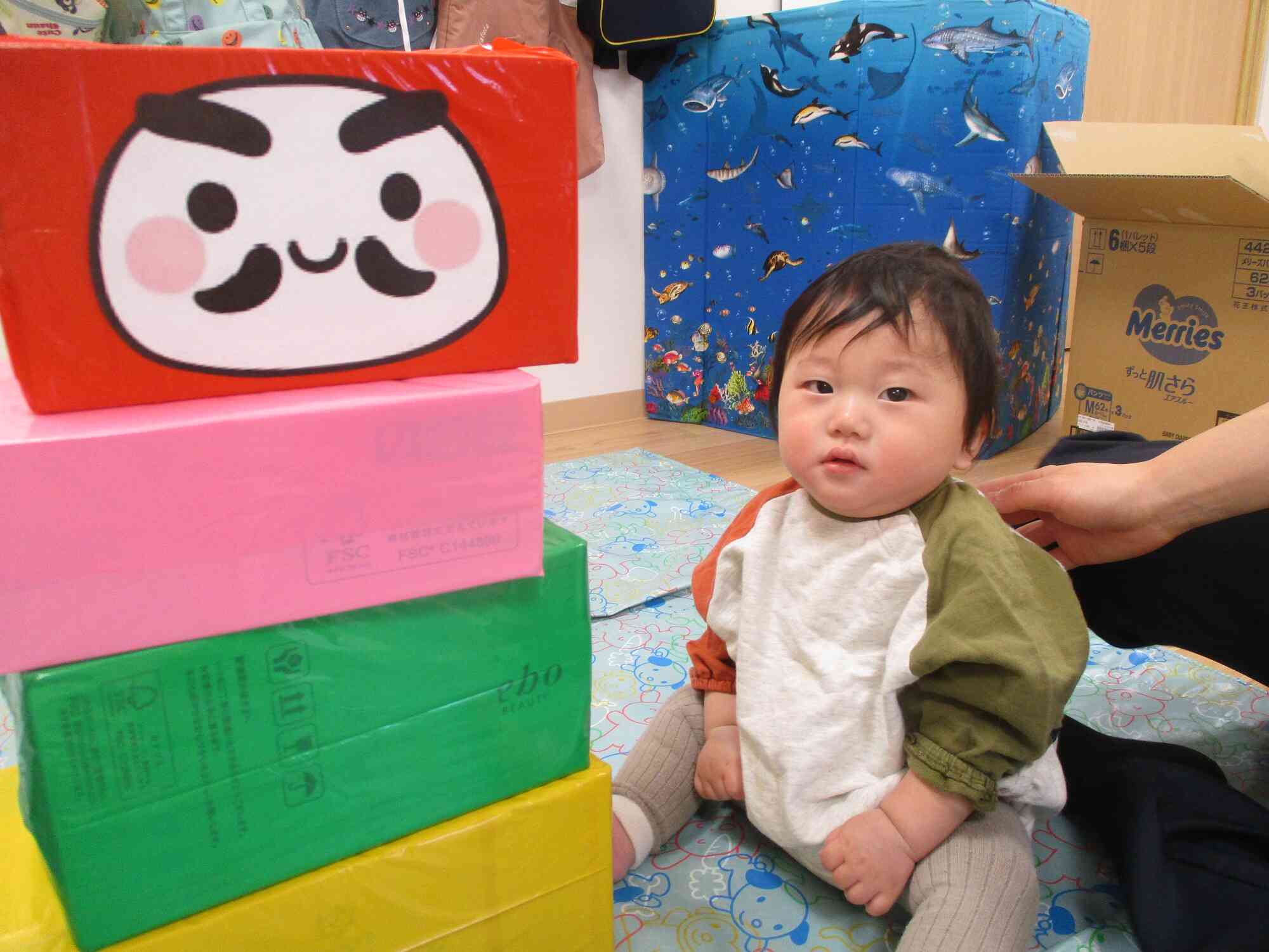 お正月遊びをしたよ！（ひよこ組）