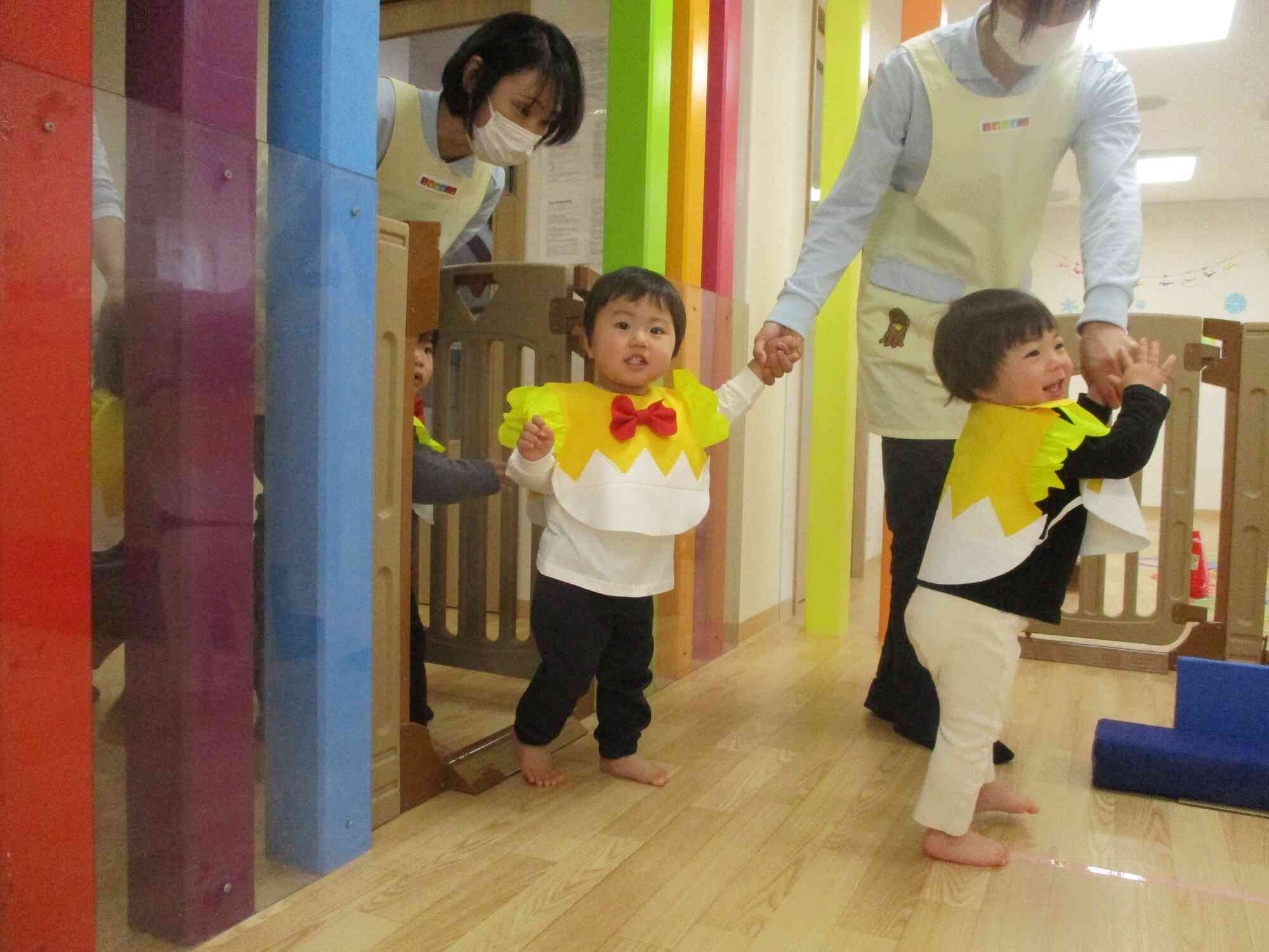 ひよこ組入場！