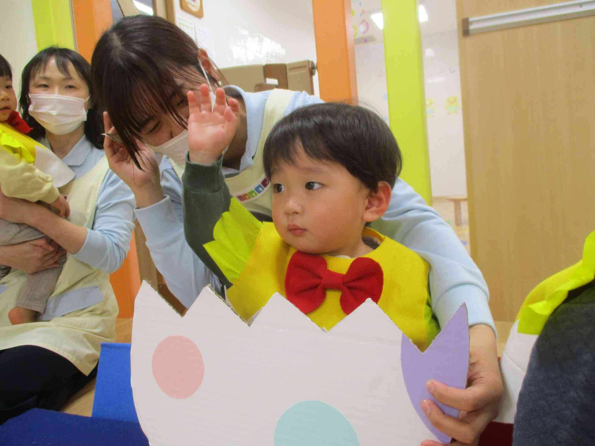 元気いっぱいお返事！