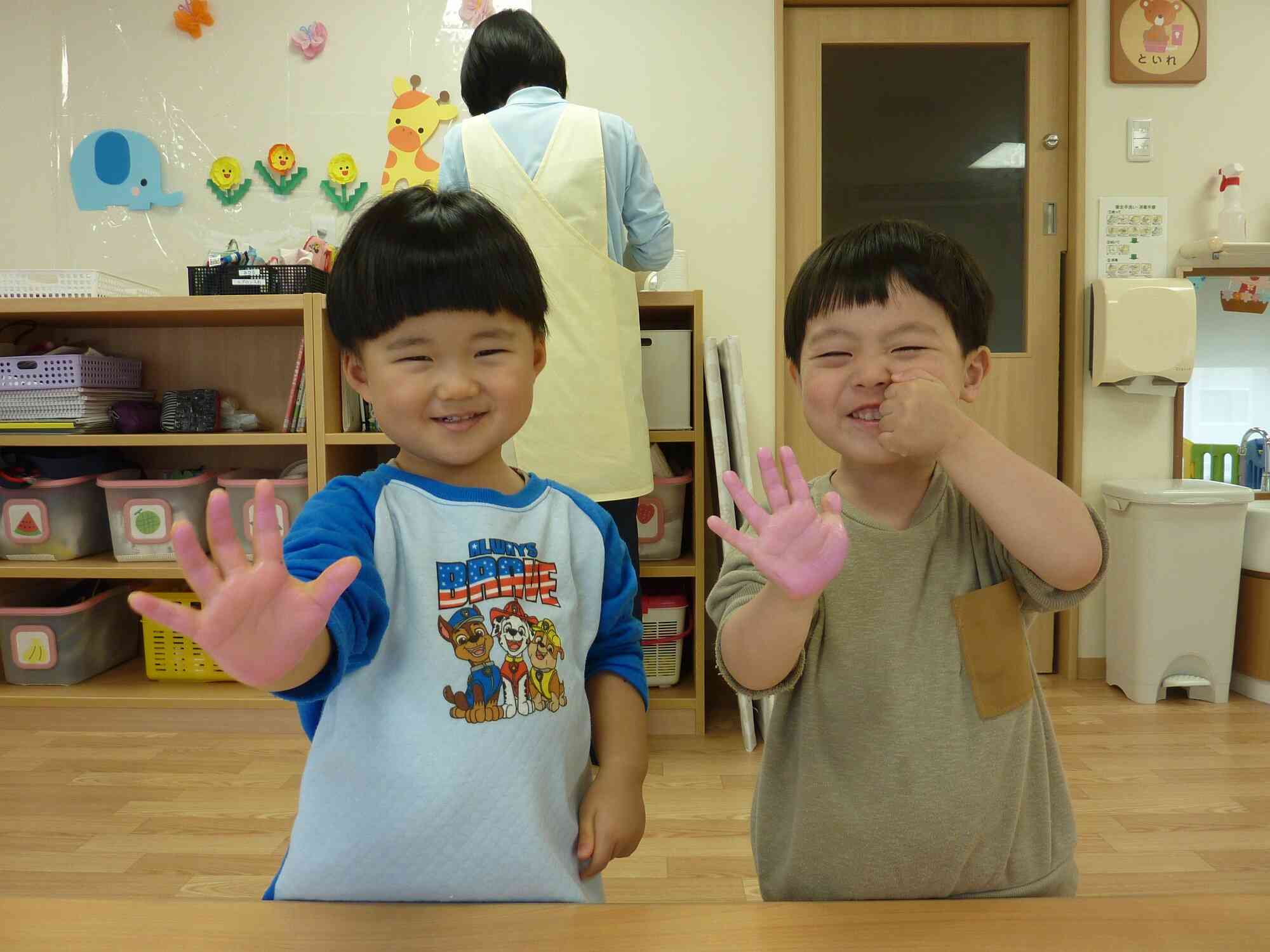 3月の製作（うさぎ組）