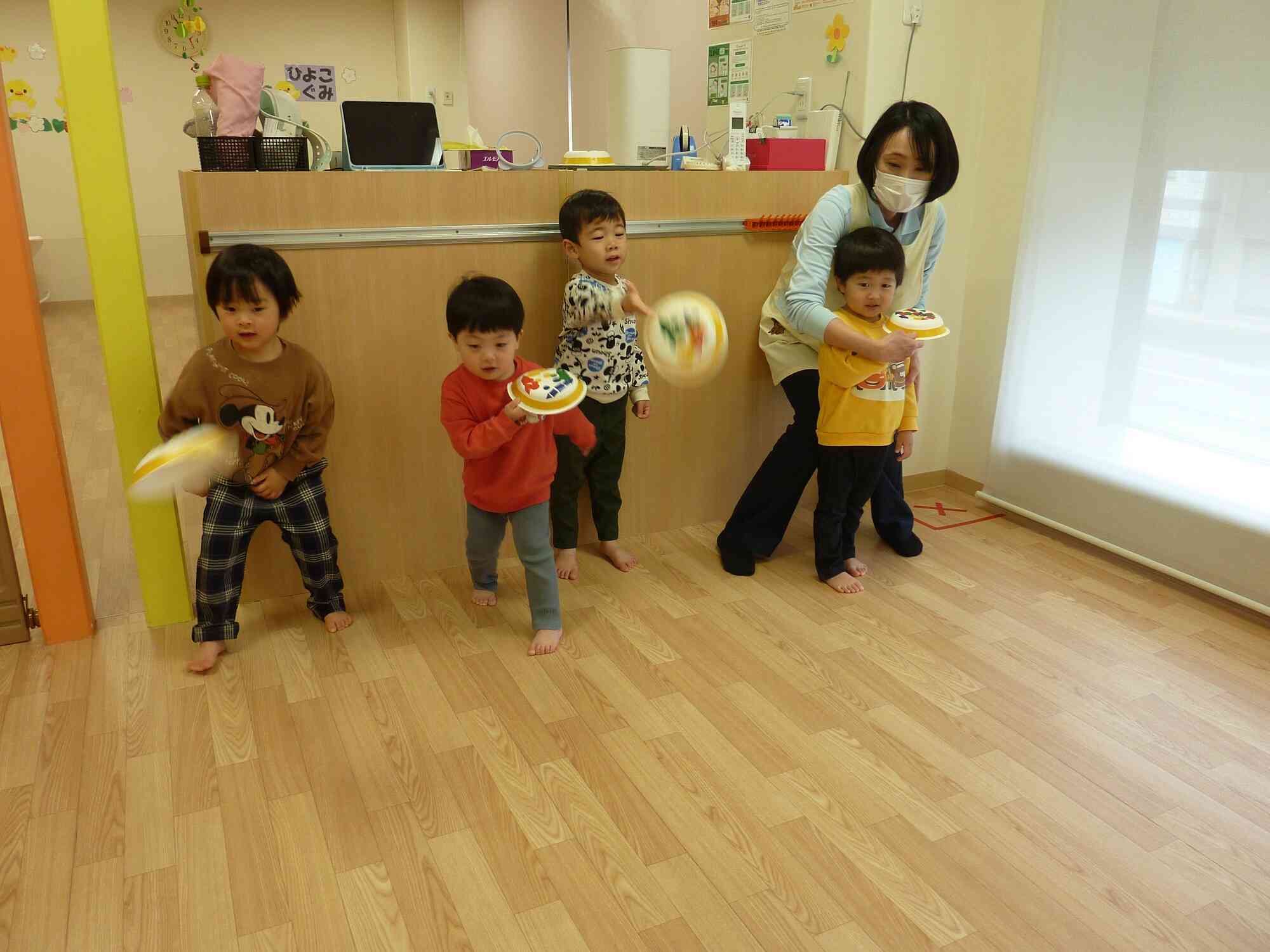 みんなで一緒に・・