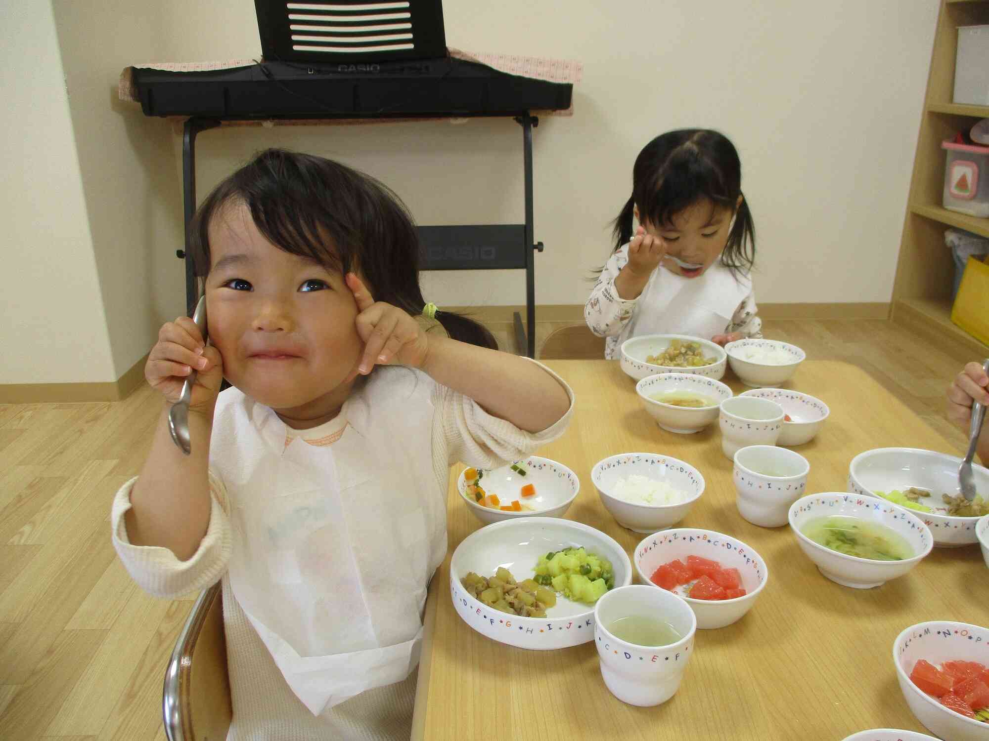 モリモリ食べるよ！！