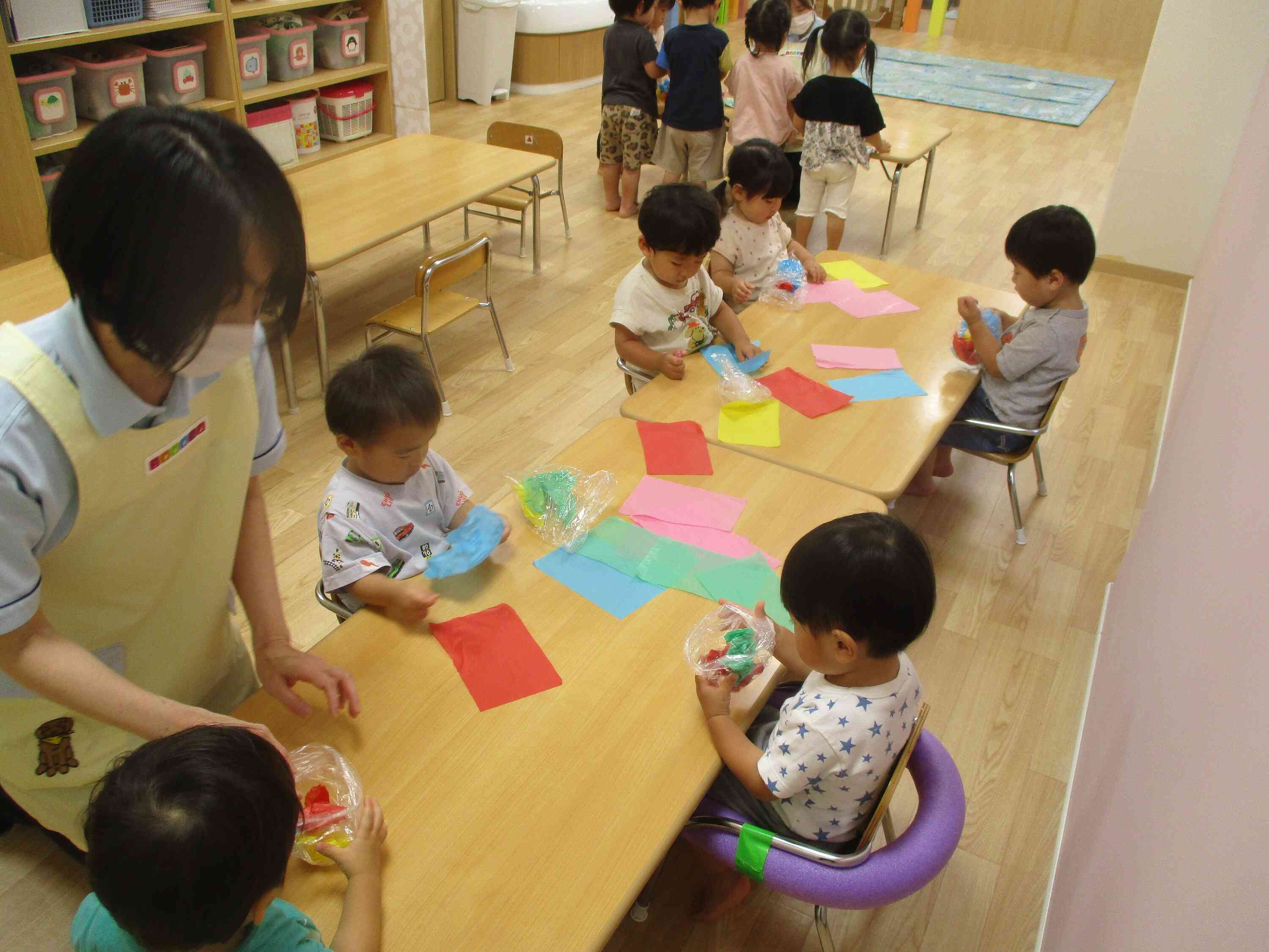 あひる組さんもやってみよう！