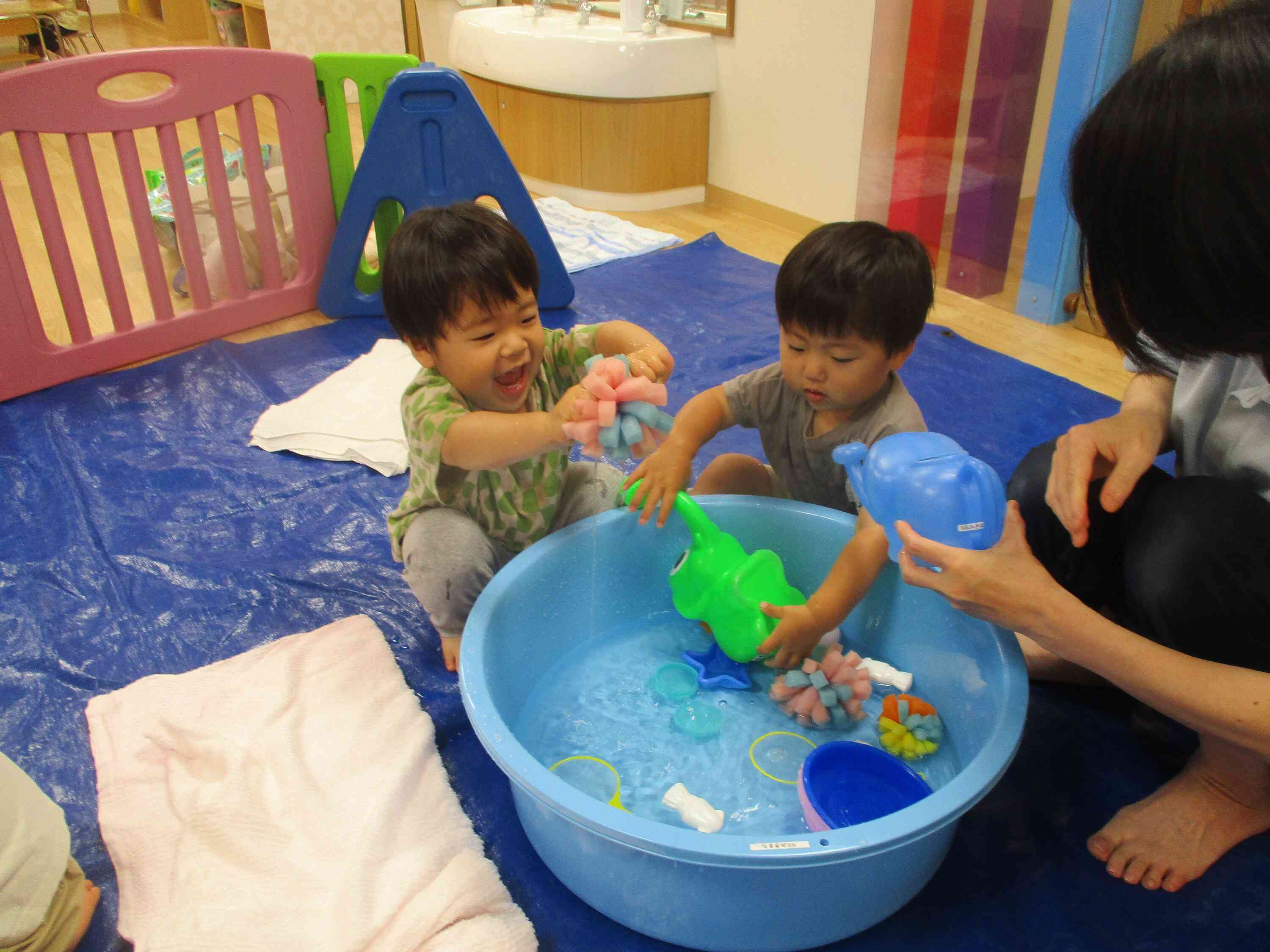 水遊びスタート！！