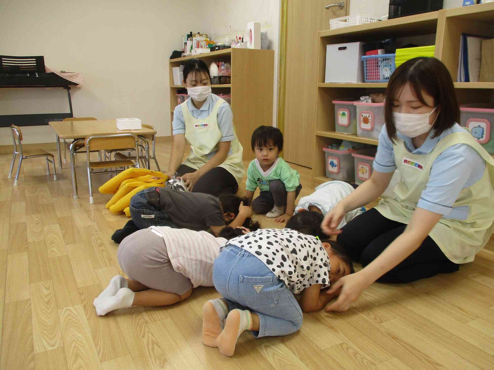地震が起こったらこうするんだよ!