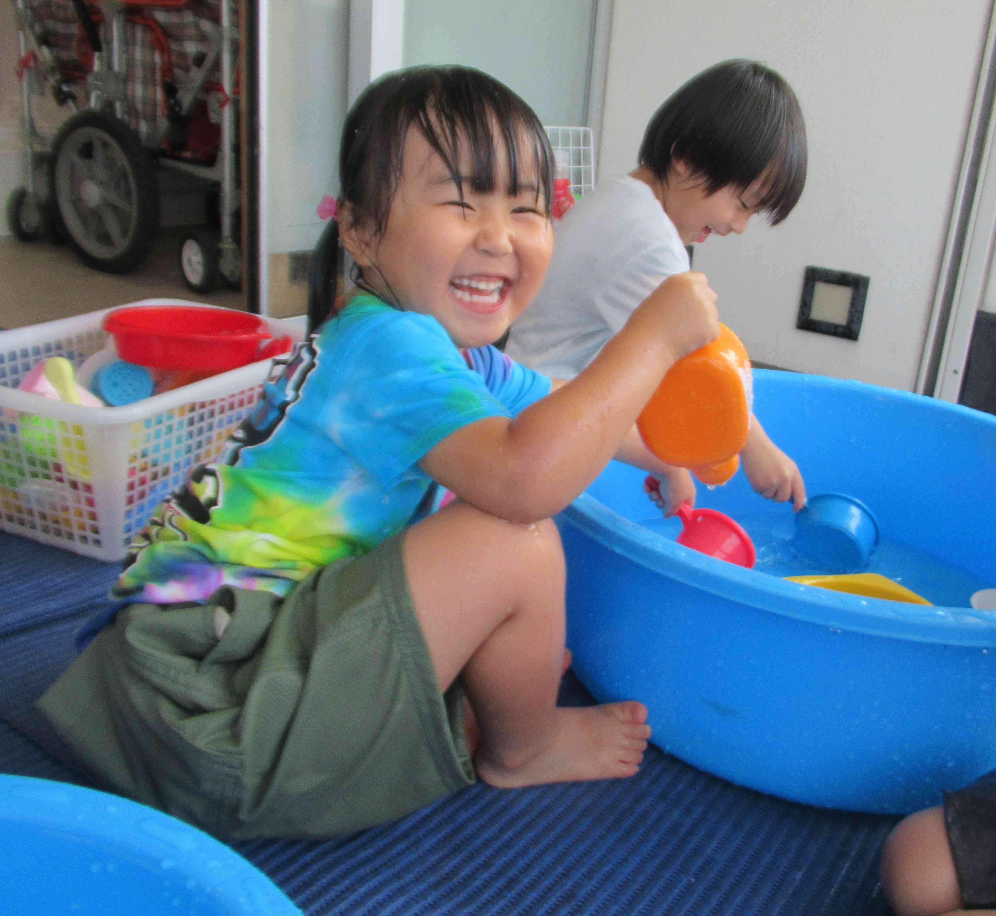 水遊び最高～♪