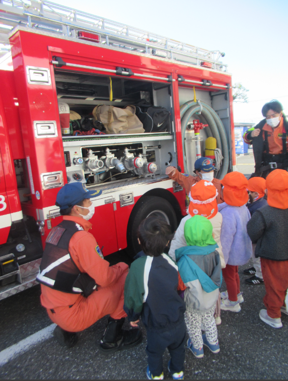 消防士さんが来てくれた②