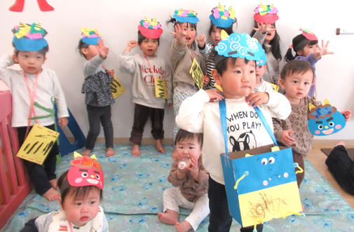 豆まきしたよ♪