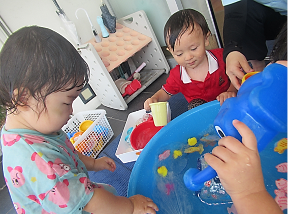 水遊び　最高～♪