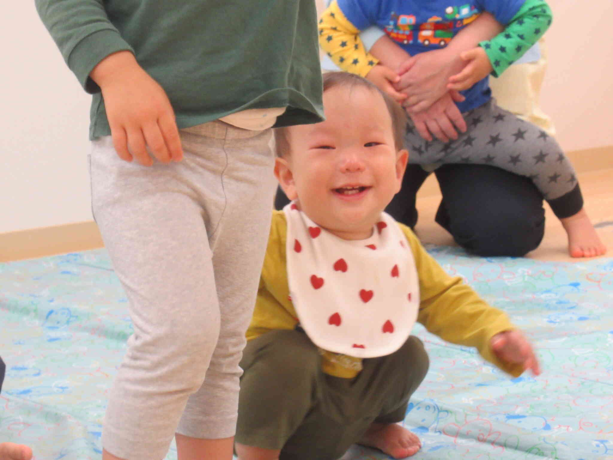 シットダウンもできるよ～！