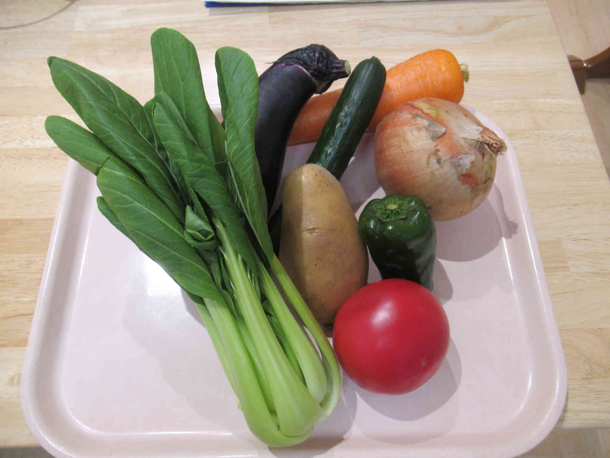 野菜スタンプをしたよ～♪