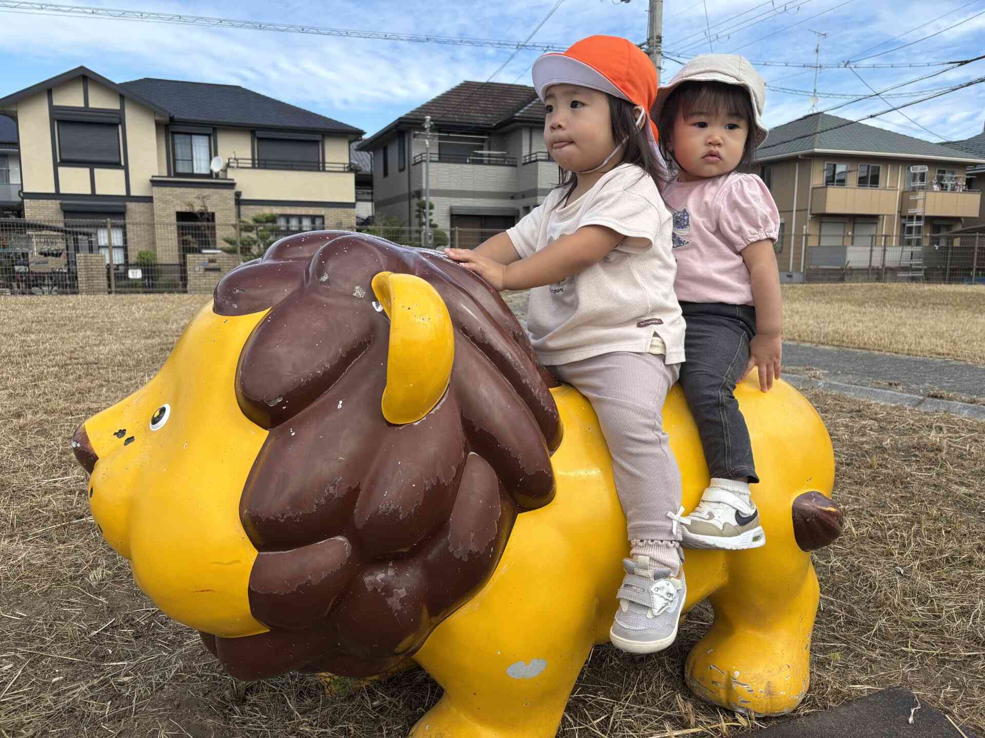 ライオンさんと一緒におさんぽ♪