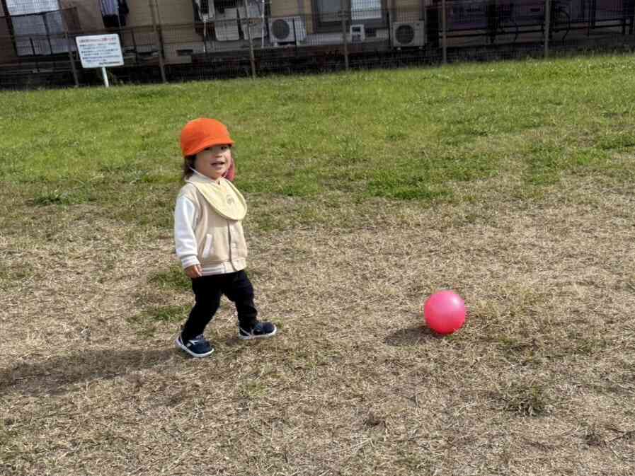 キック上手でしょ～？