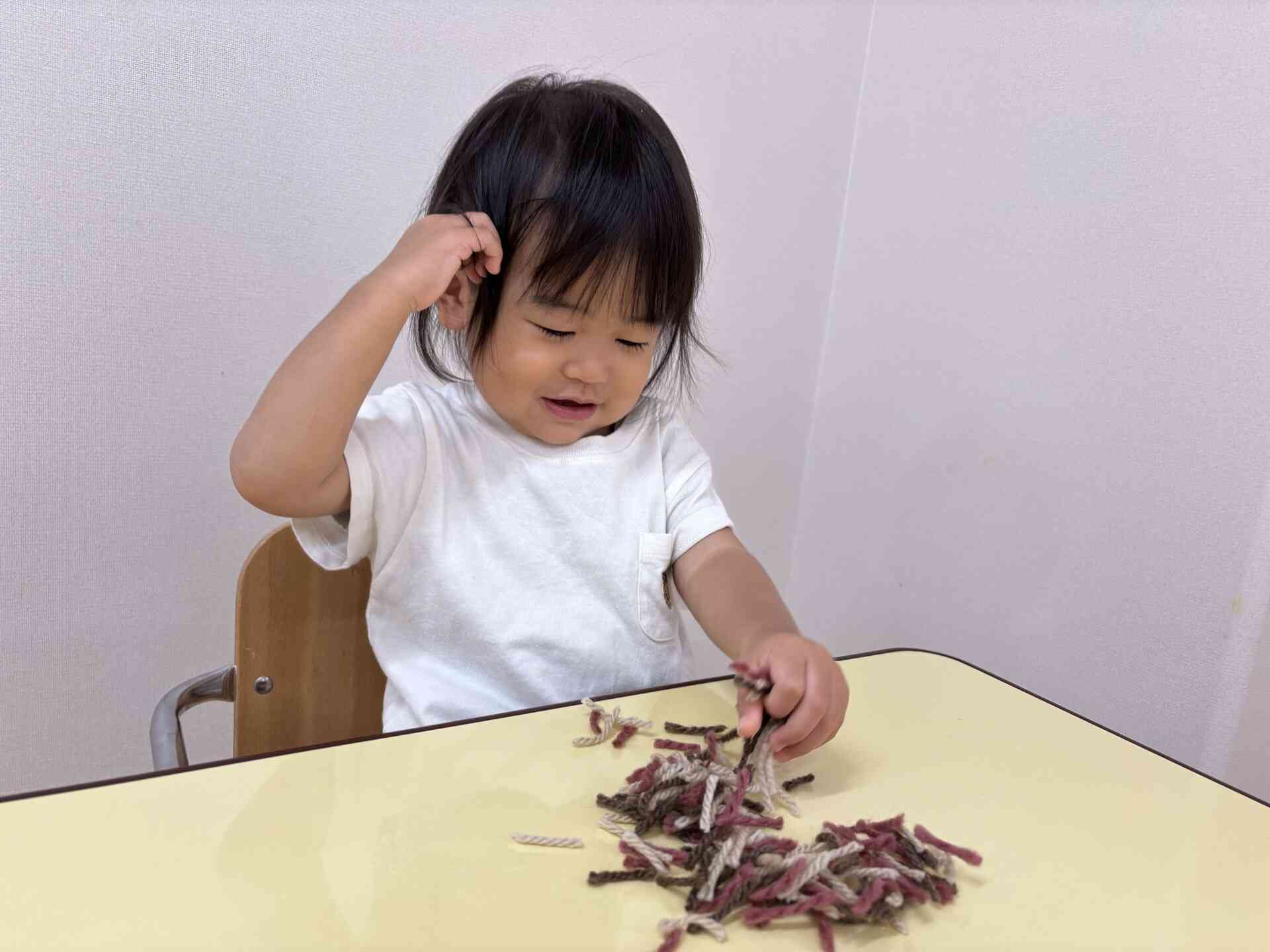 髪の毛のふわふわとはちょっと違うかな?