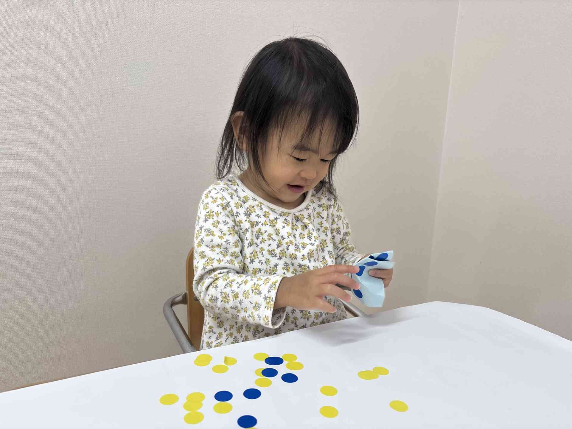 自分で剥がせるようになったよ～