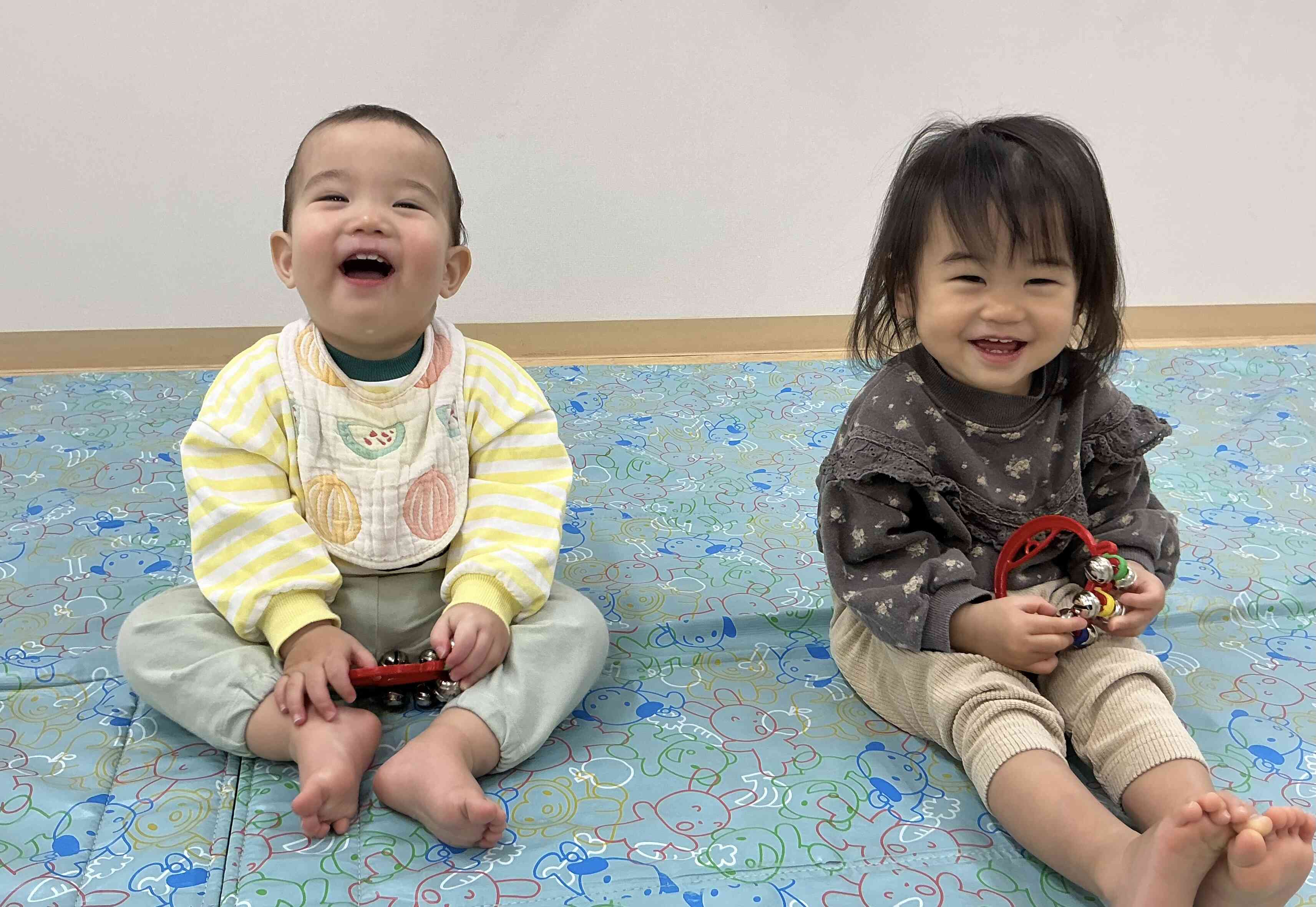 楽器遊びって楽しいね〜！