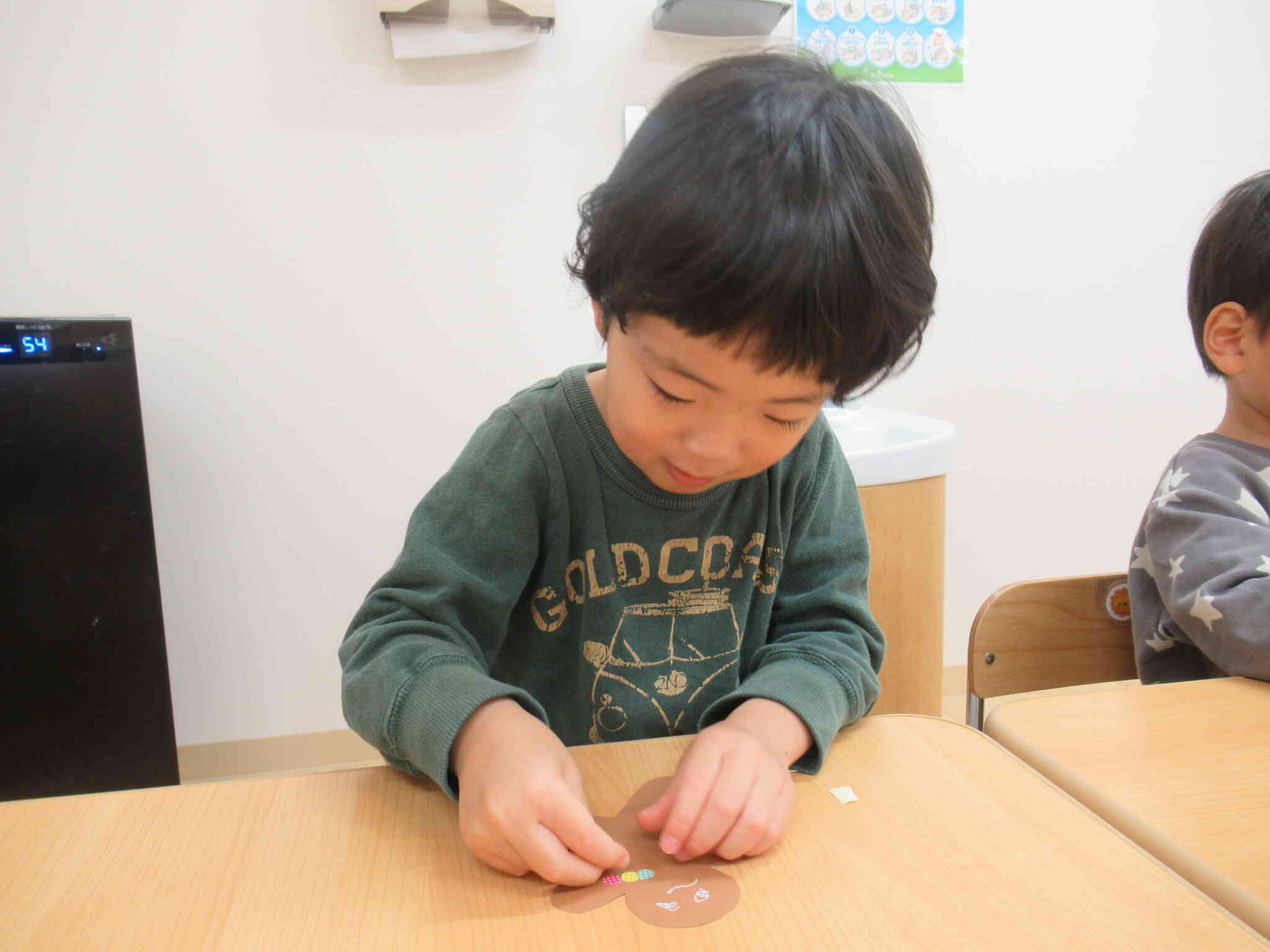 信号みたいに貼ったよ～