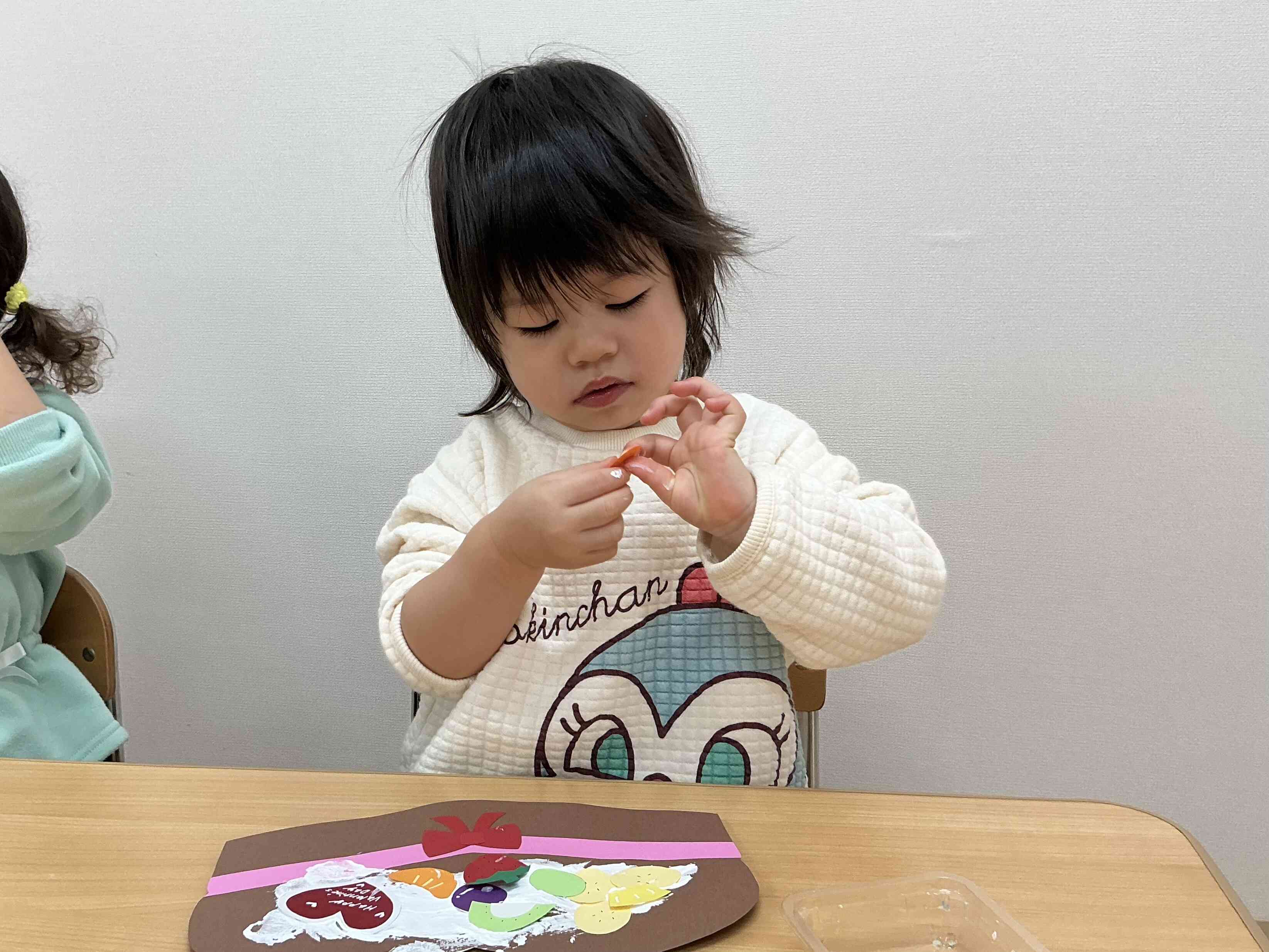 ミカン！どこにのせようかな…