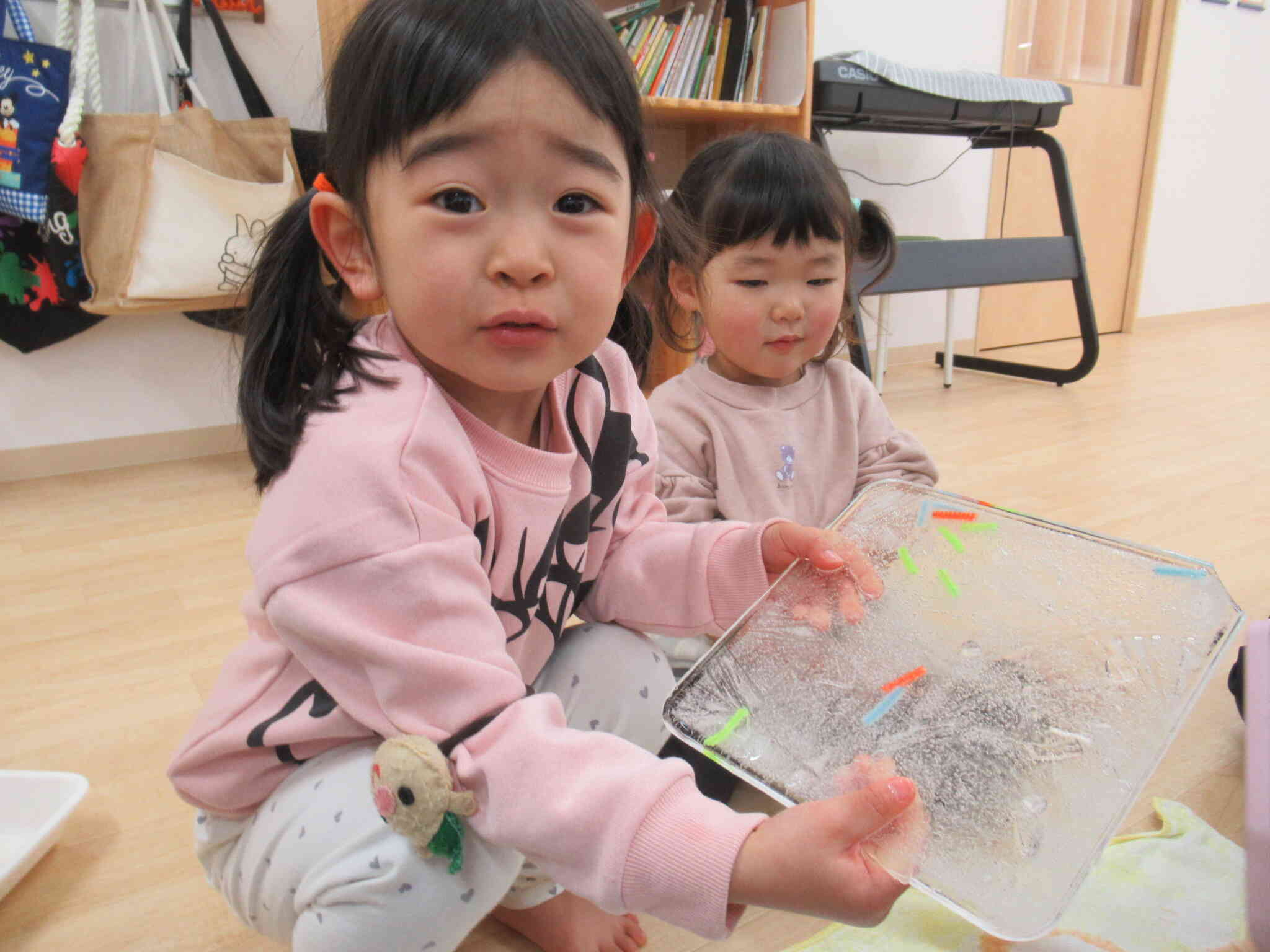 氷が出来てる！！