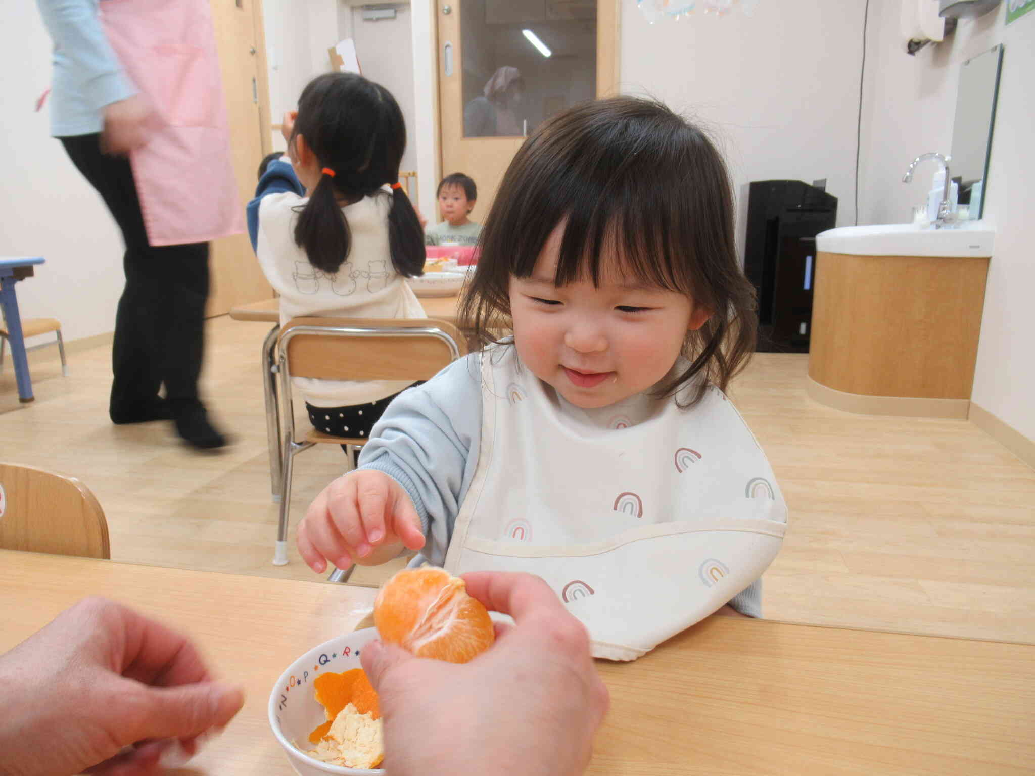 白い筋をきれいにとろう