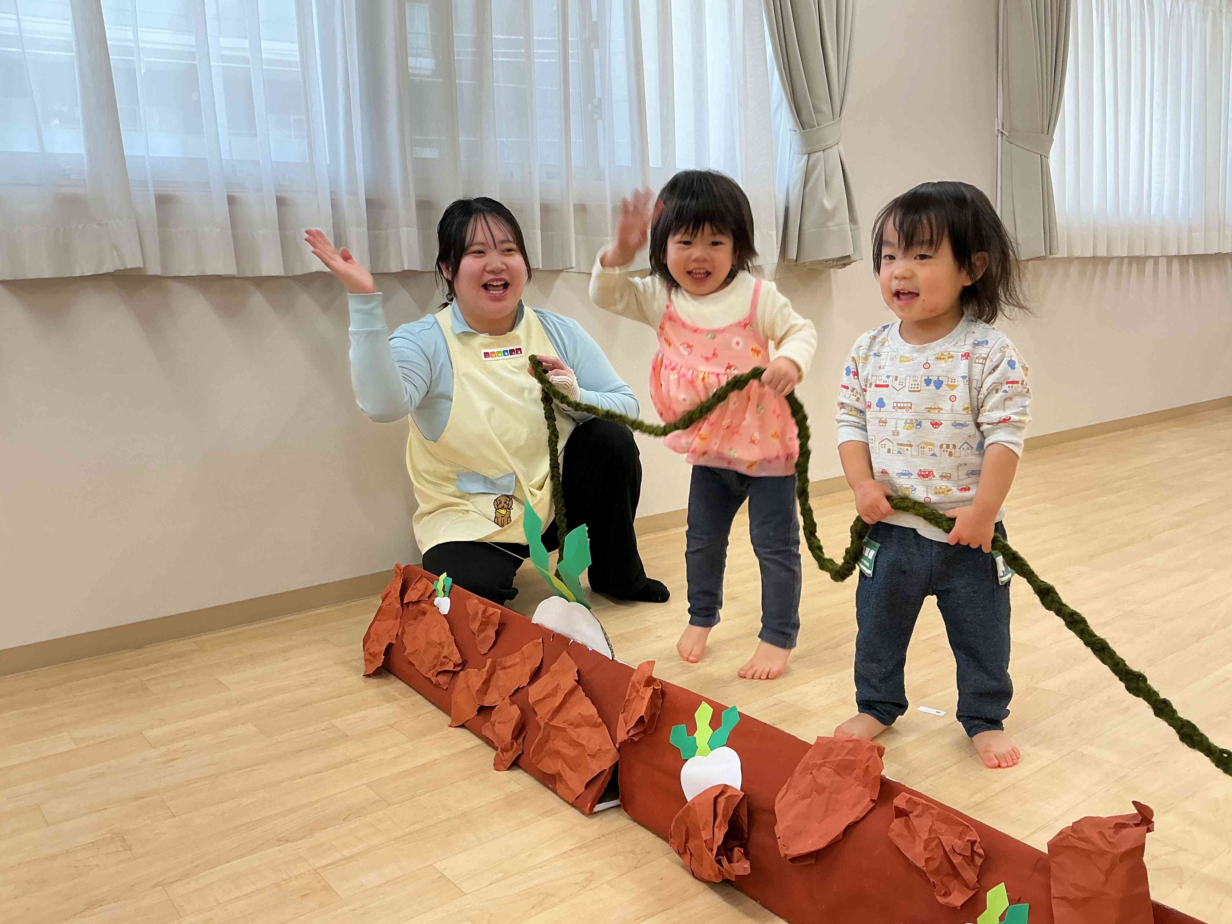 まだまだかぶは抜けませーん！！