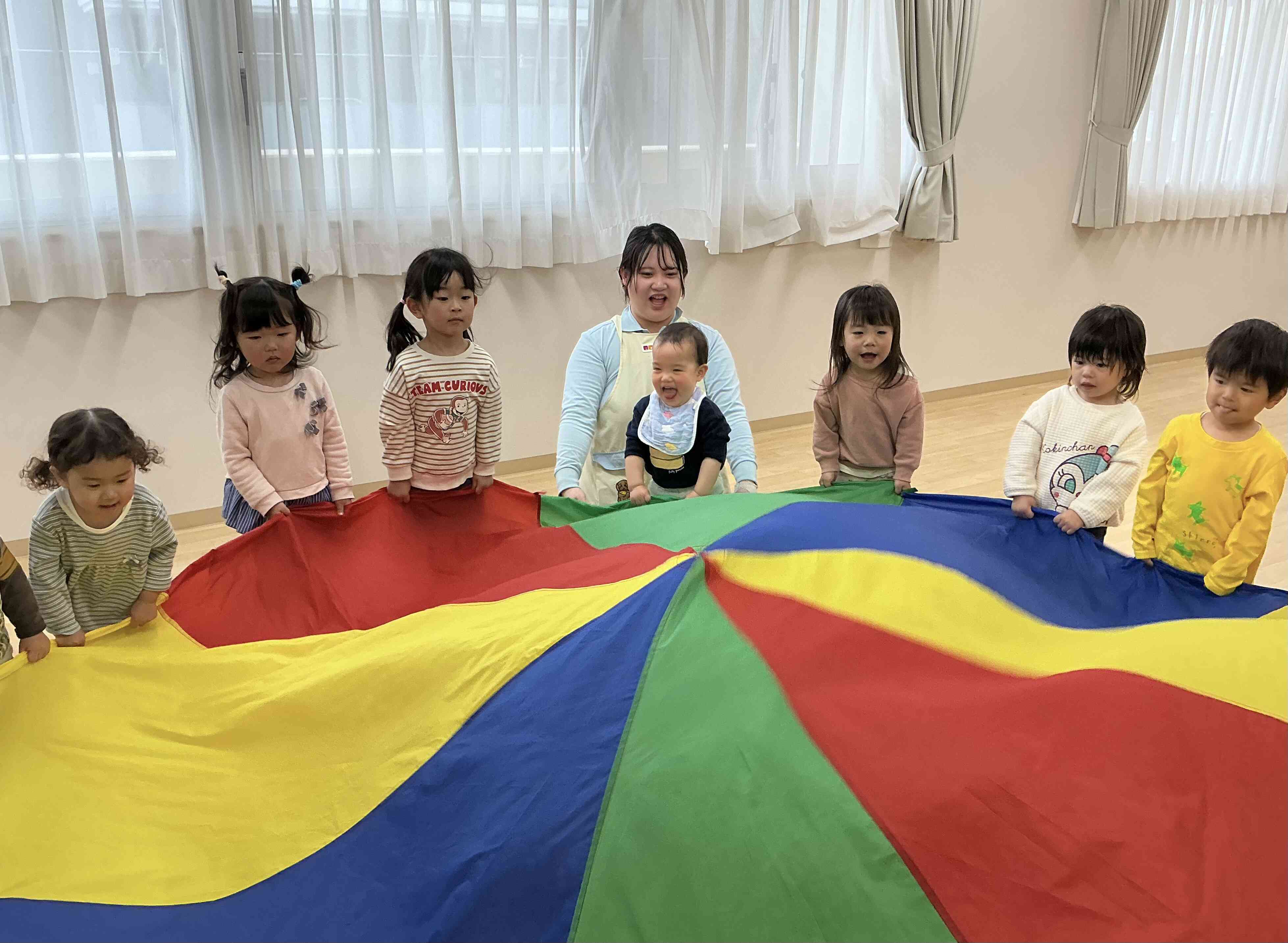 心を一つに…みんなでパラバルーン！