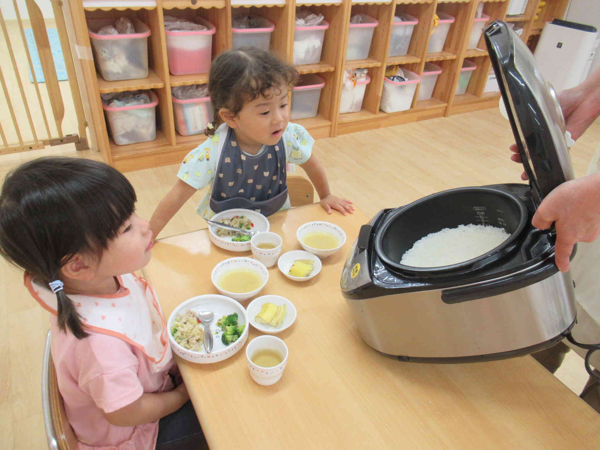 ご飯が出来てるよー‼