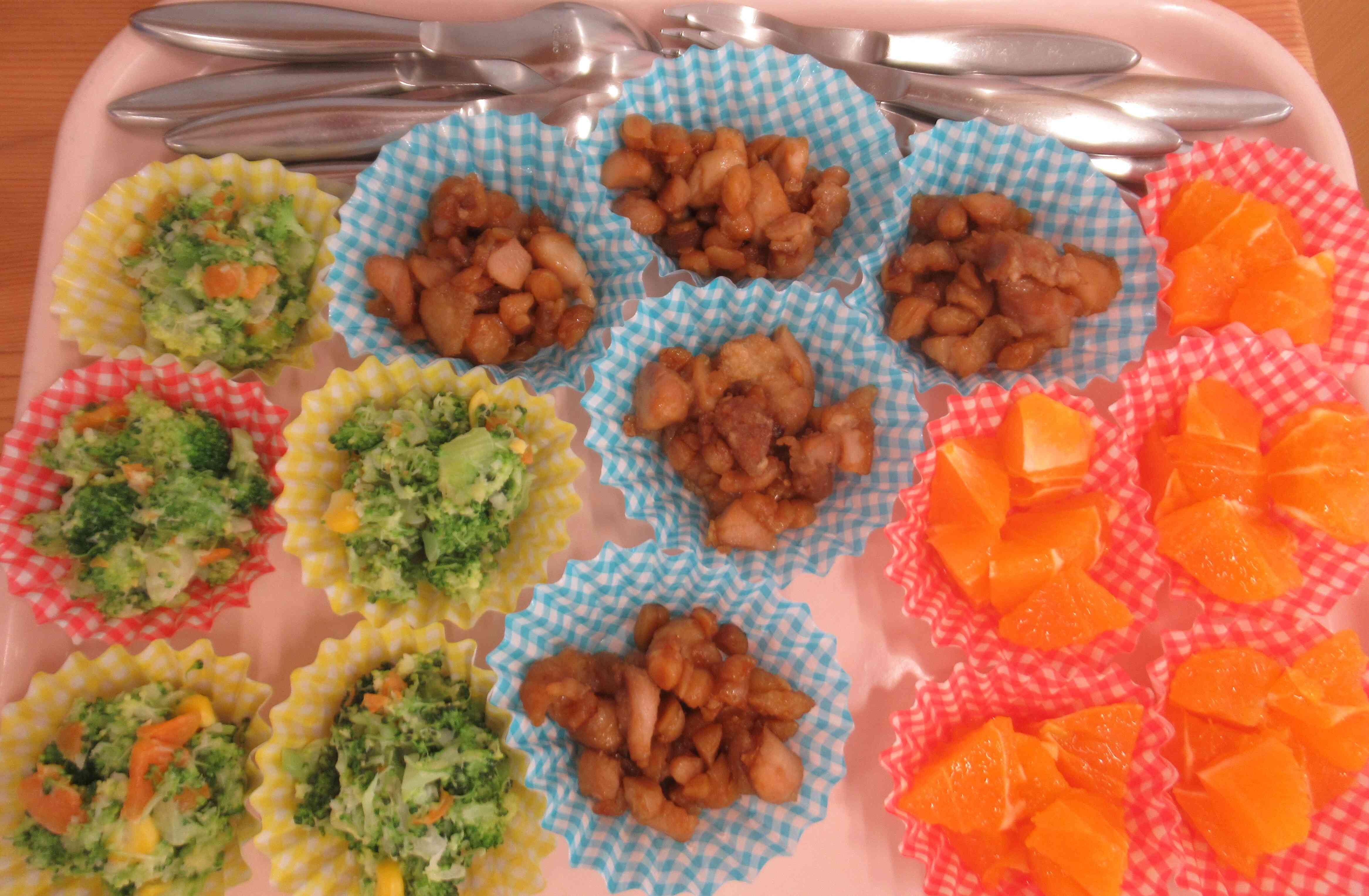 自分のお弁当箱に詰めてみよう！