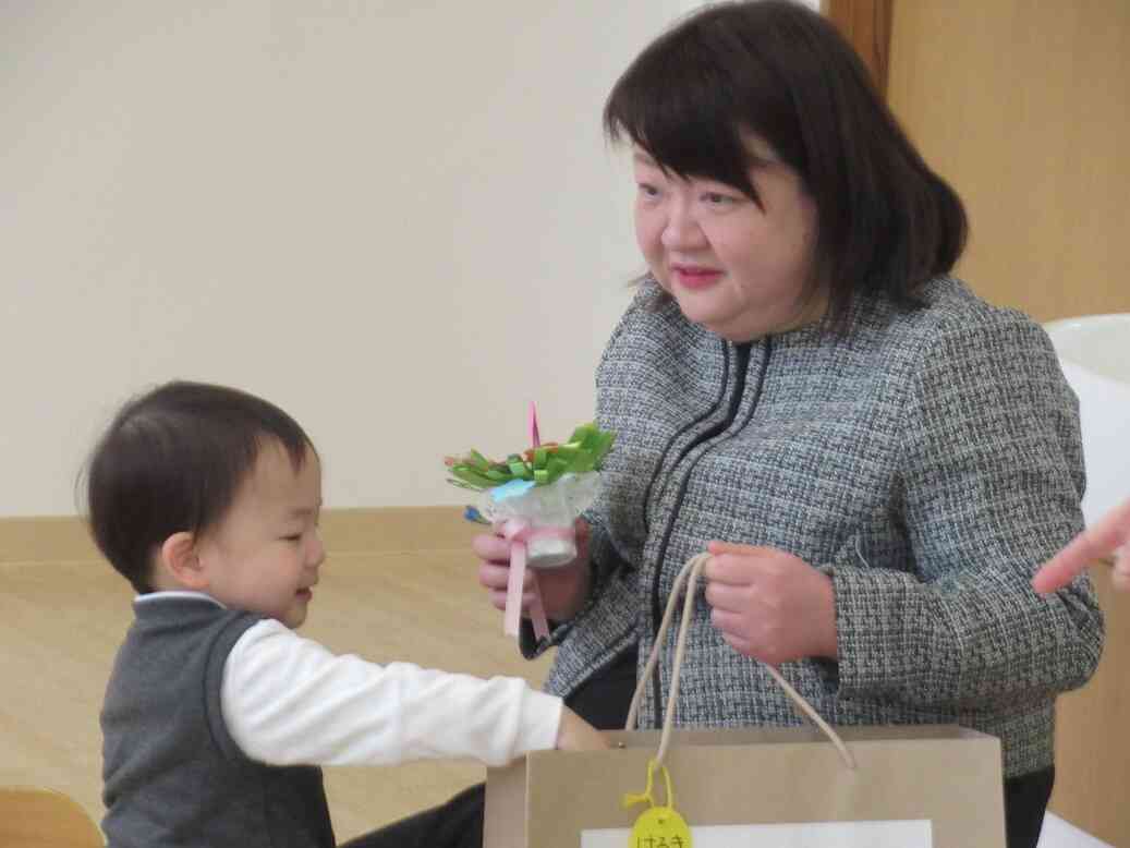 ありがとうの気持ちを伝えたよ