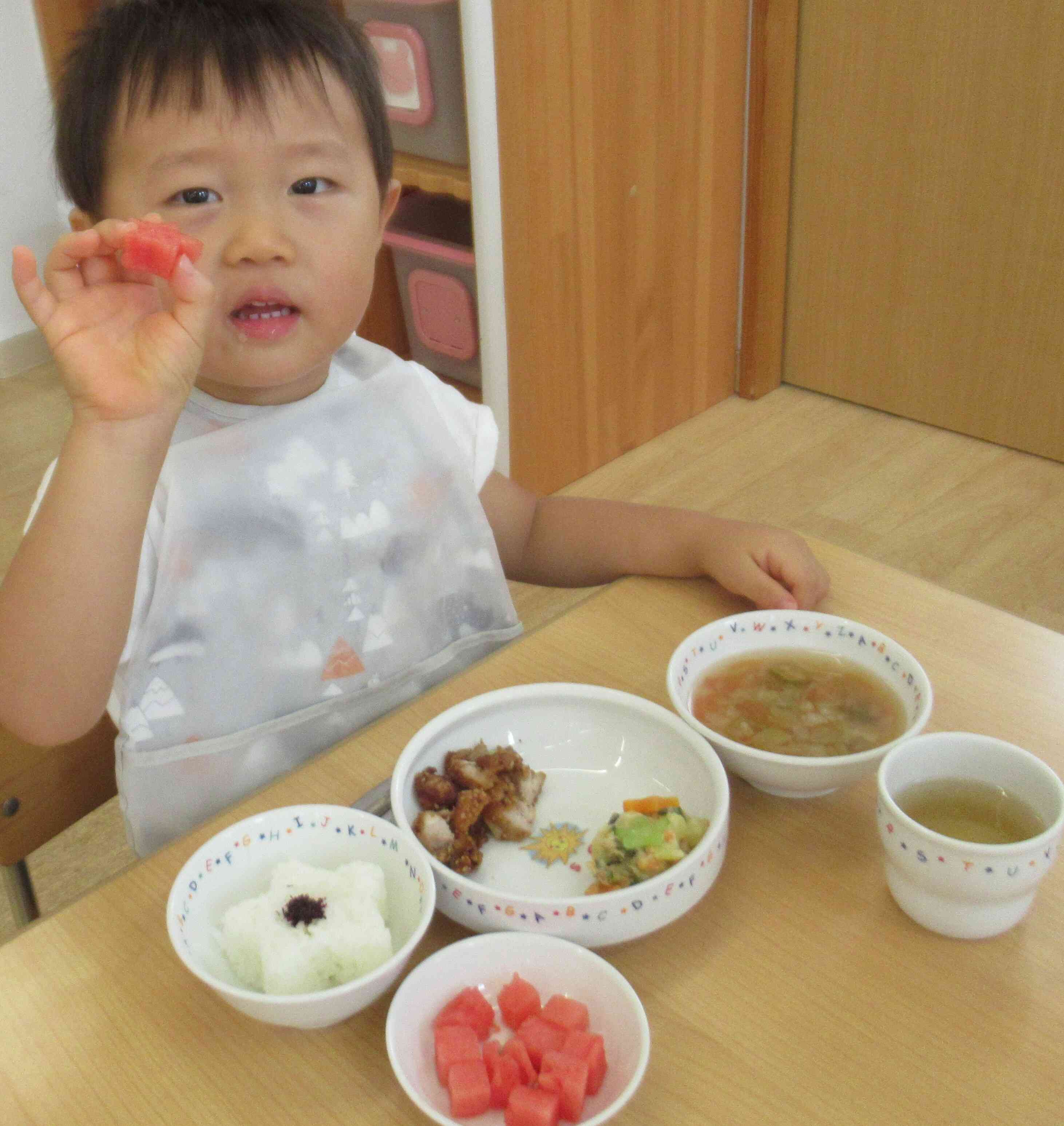 七夕の日の給食