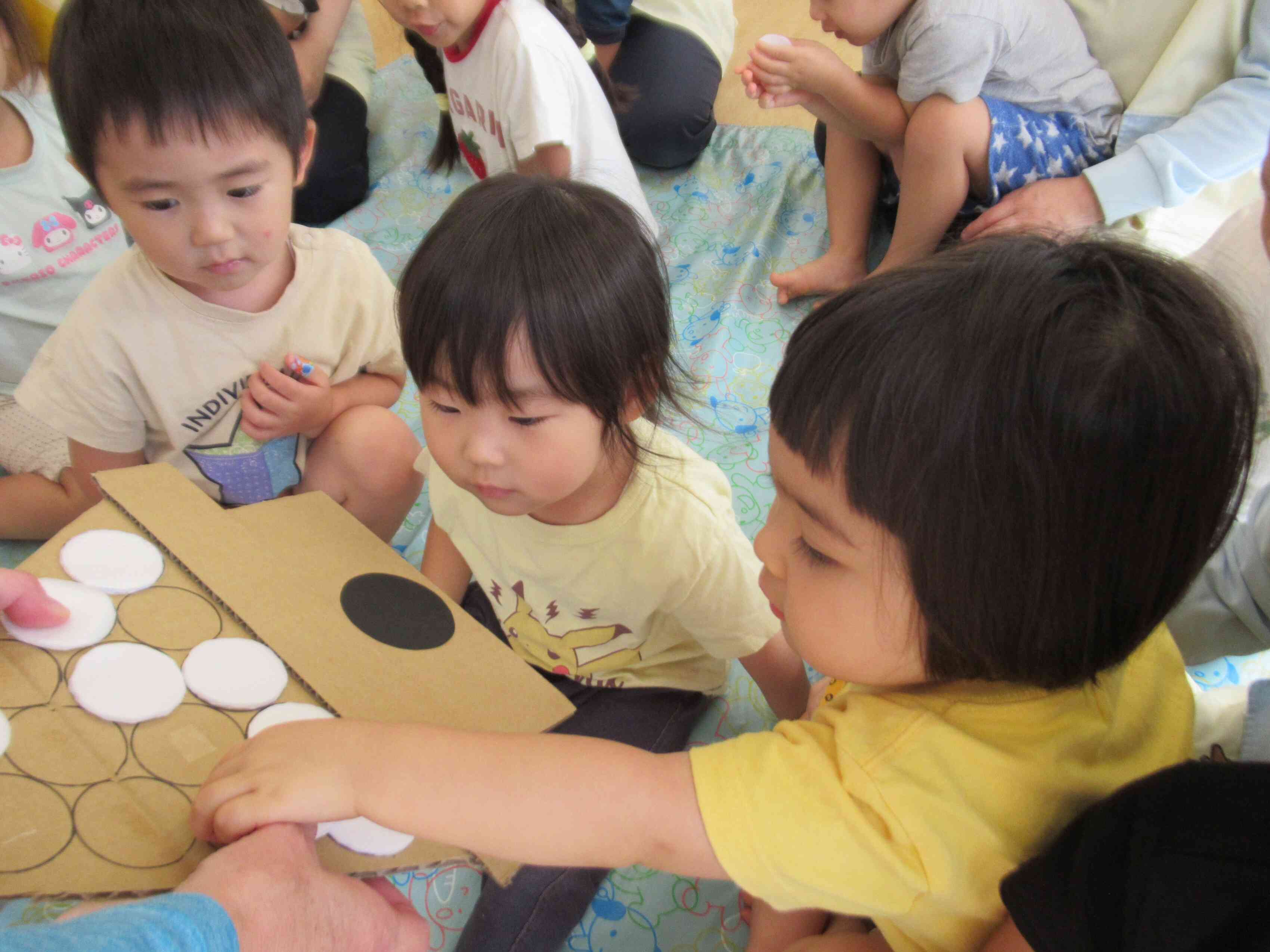 お月見団子飾ろう！