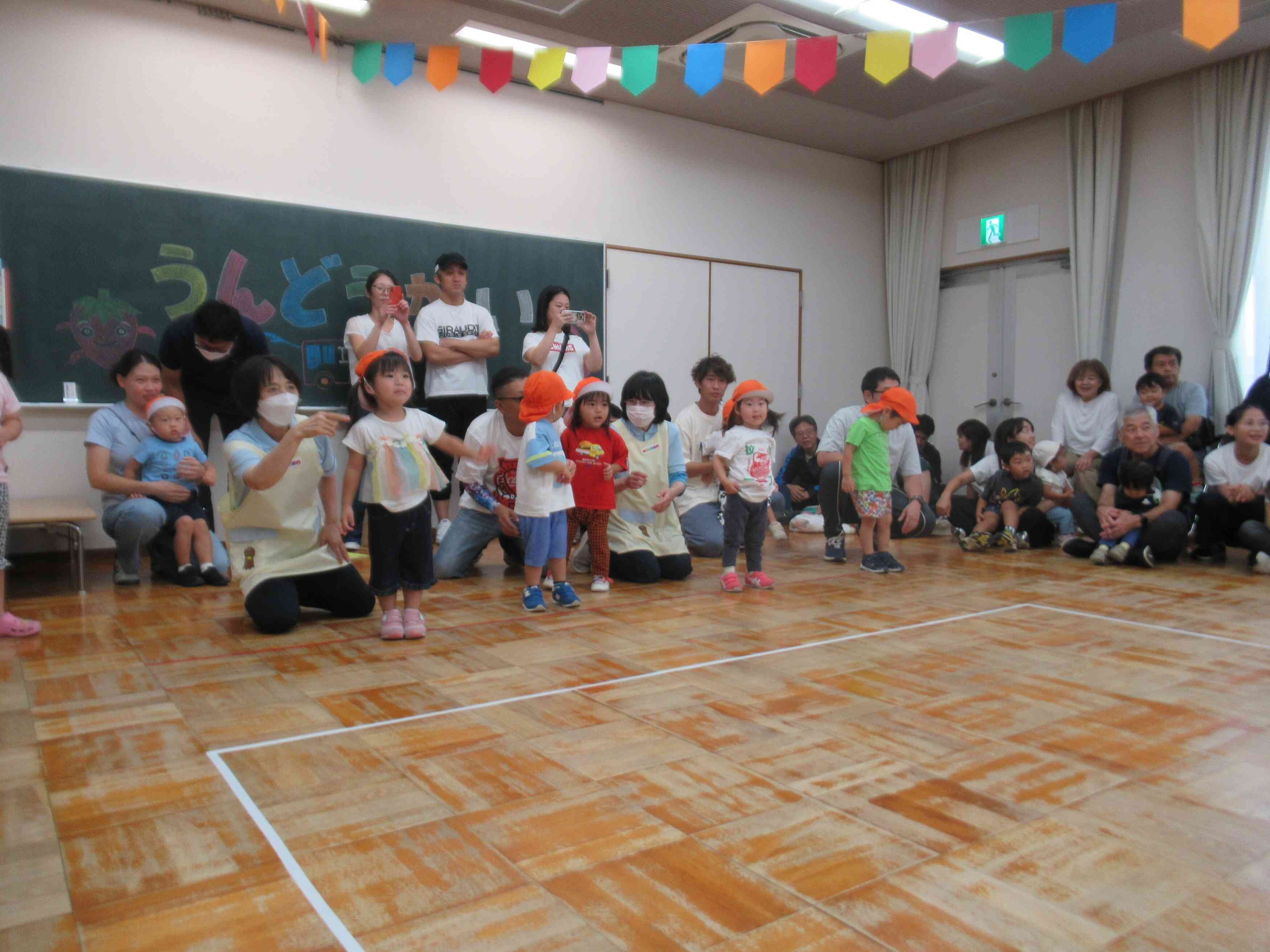 かけっこしたよ！