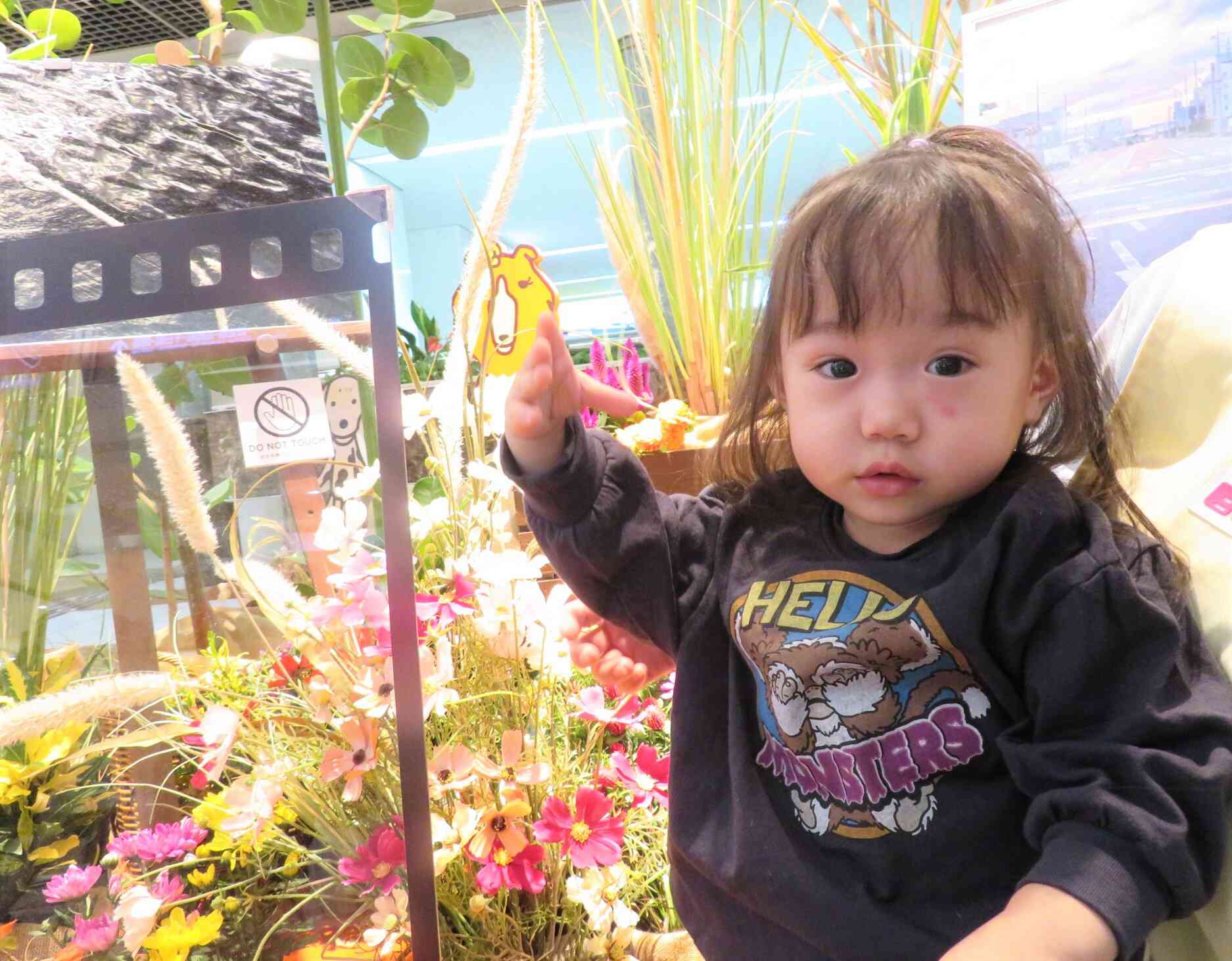 フォットスポットでポーズ♡