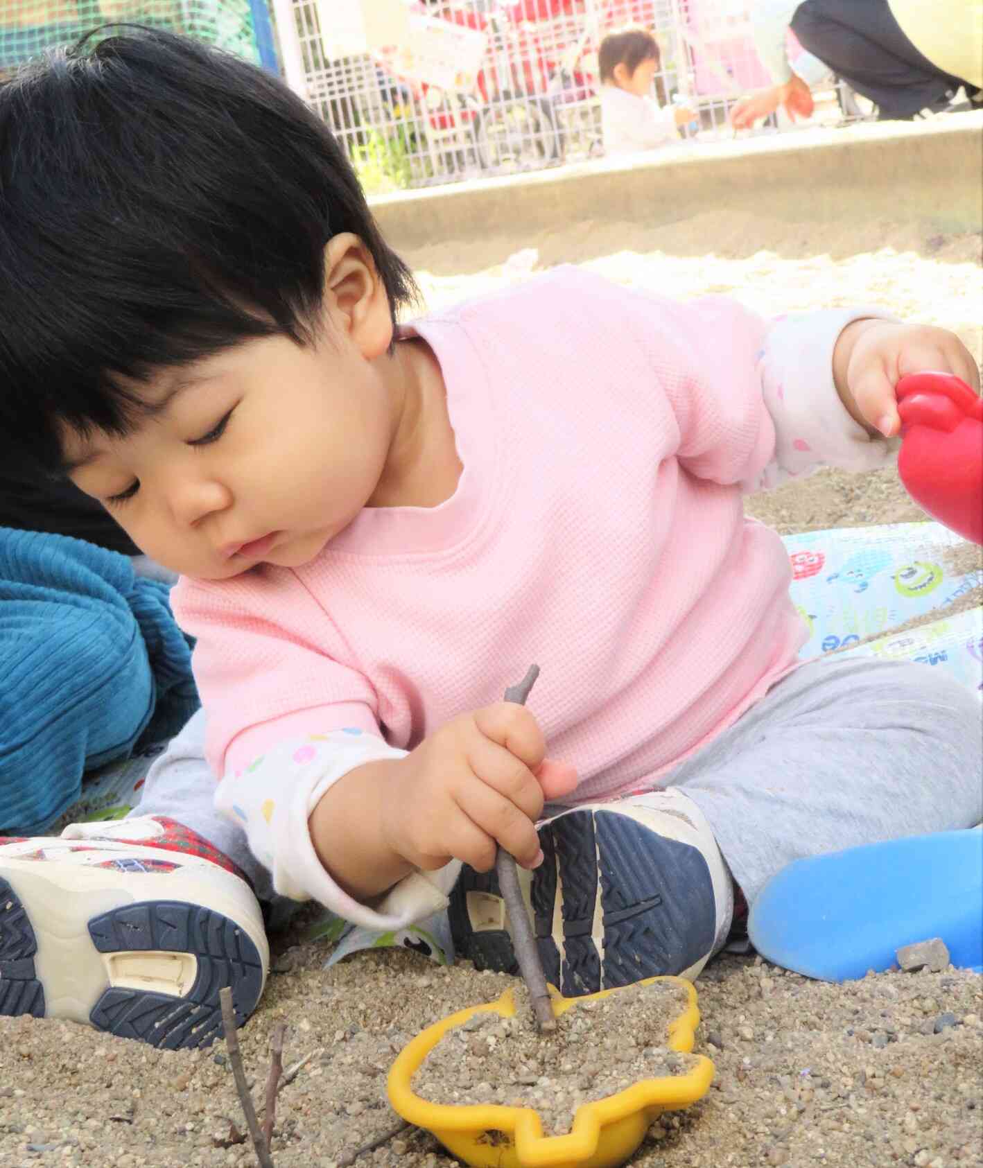 お砂場遊びをしました♪