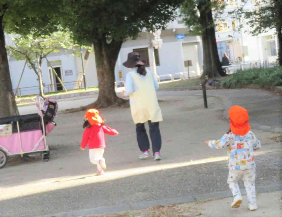 先生、待て待て～♪