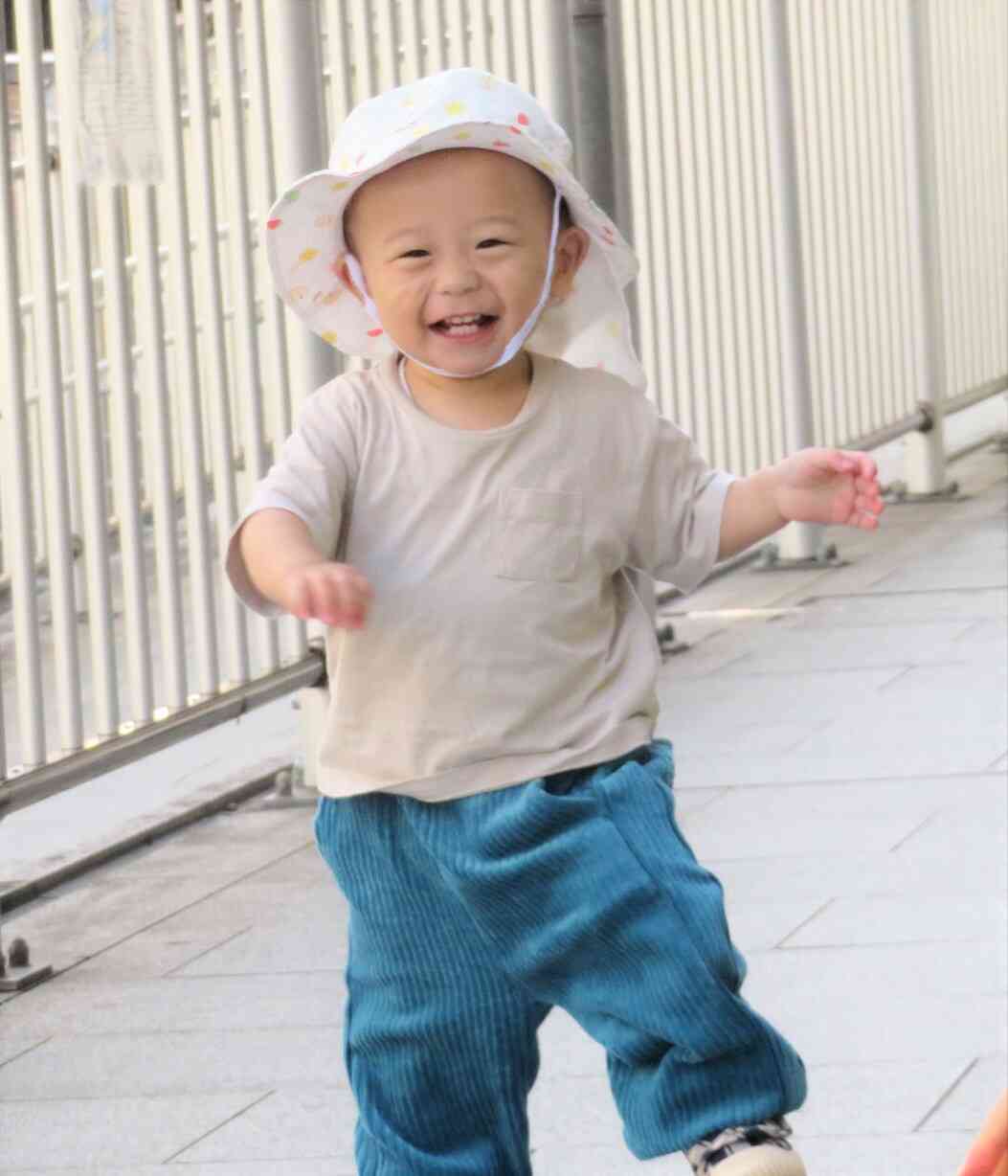 ニコニコ笑顔ですね♡