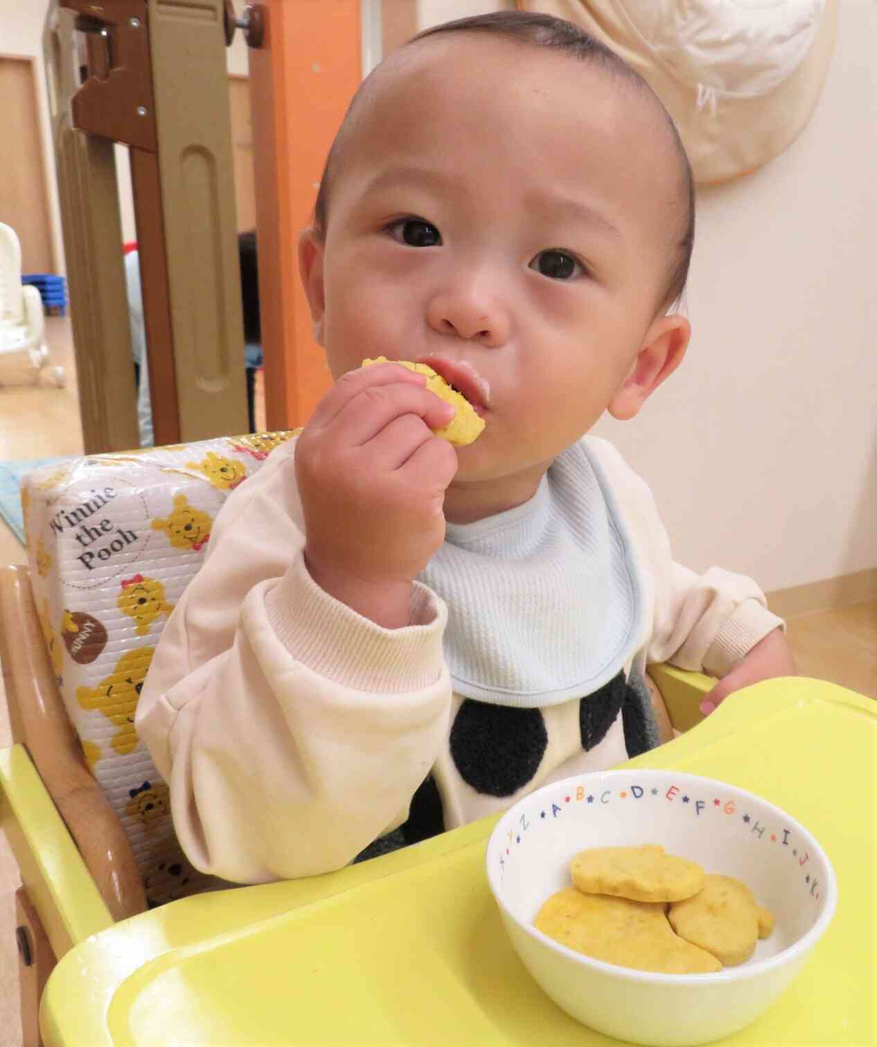 かぼちゃクッキーの出来上がりだよ♪