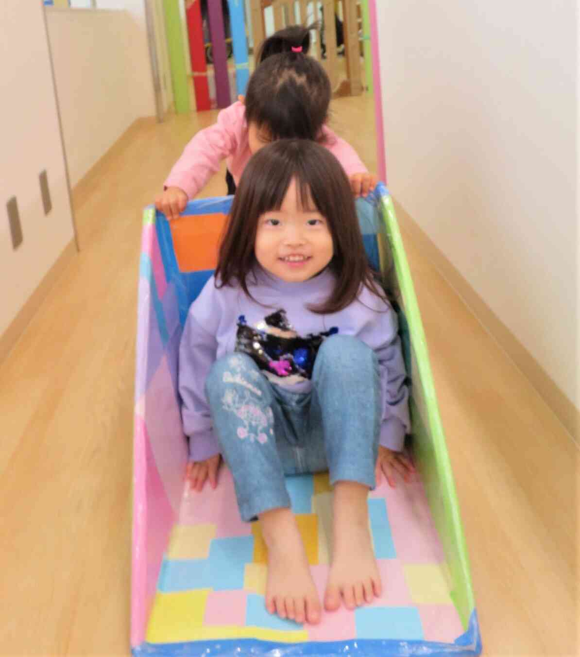 箱押し競争もしましたよ♡