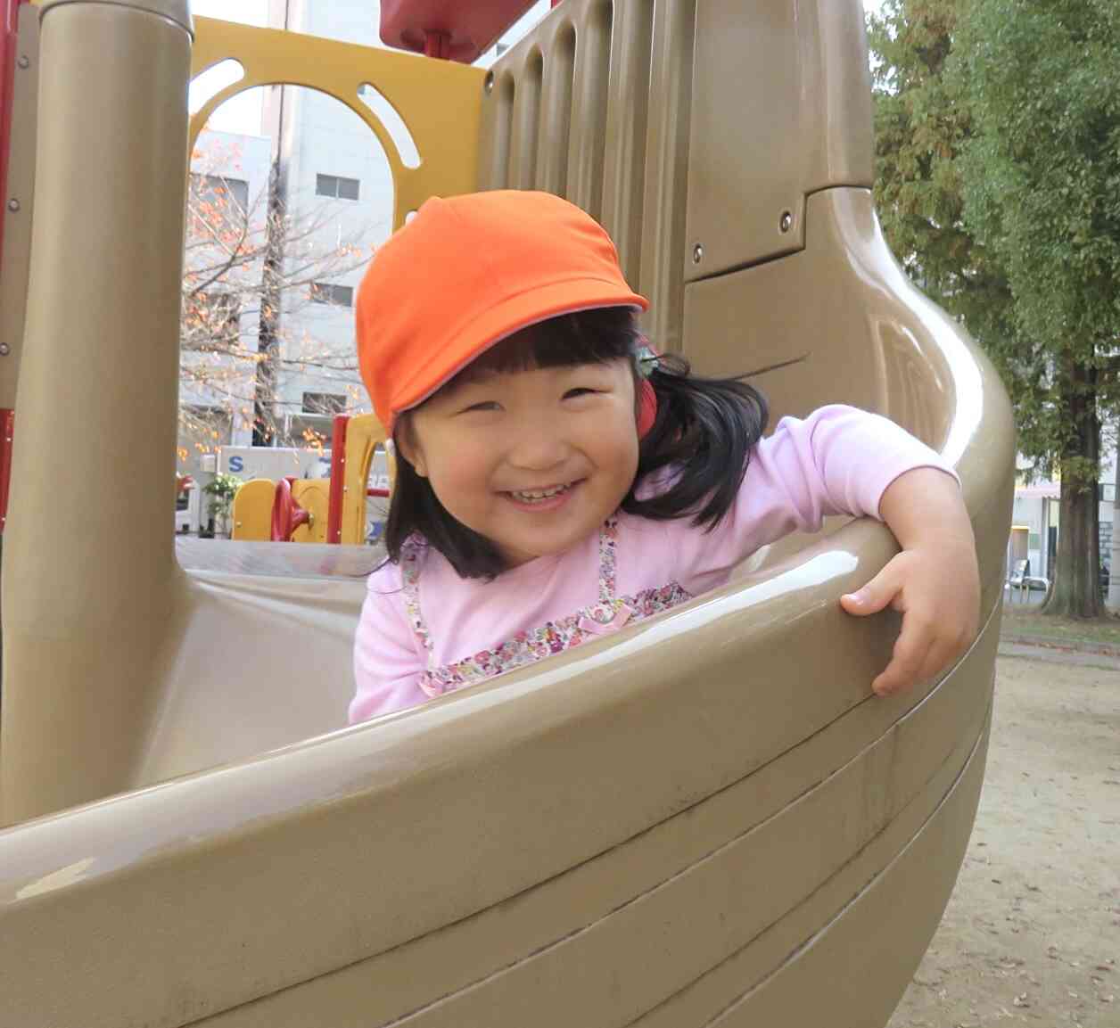 くるくる滑り台もしたのよ♡