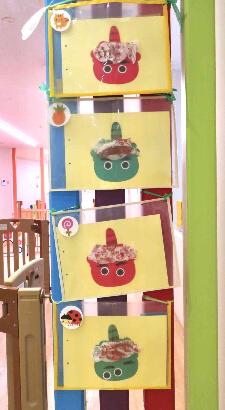 小さな可愛い鬼が完成しました⭐︎