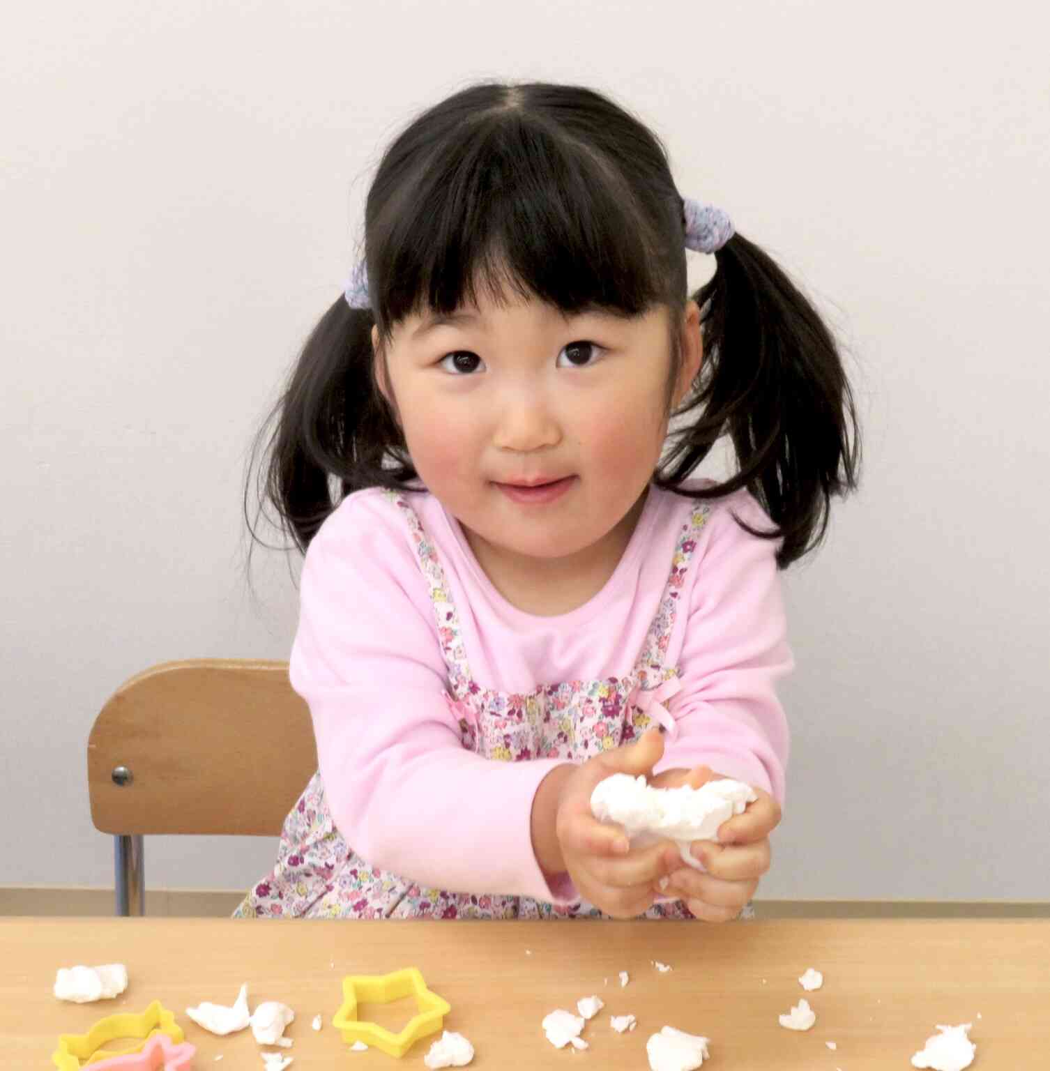 粘土で沢山遊びました♡