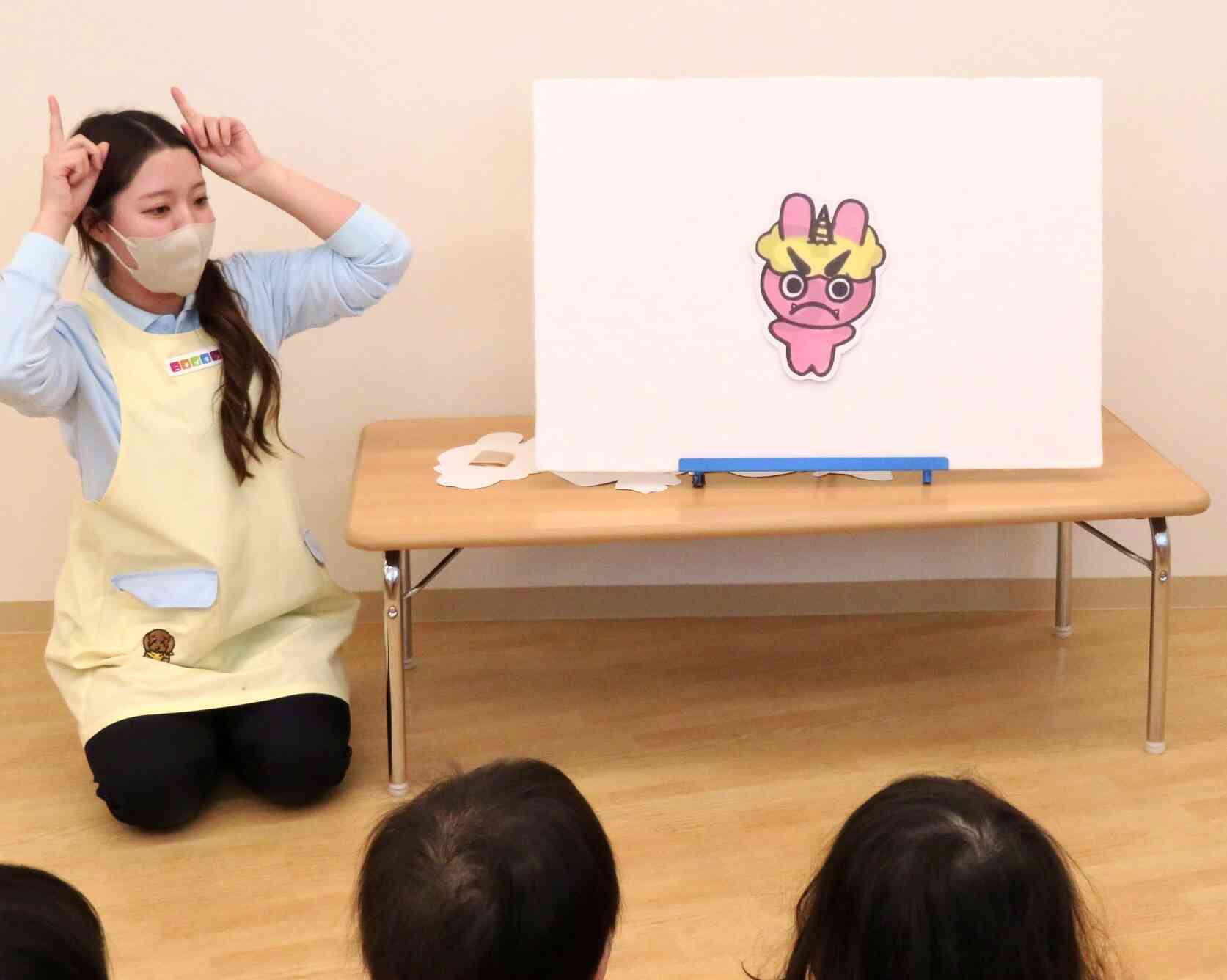 うさぎさんの鬼が登場しました♩