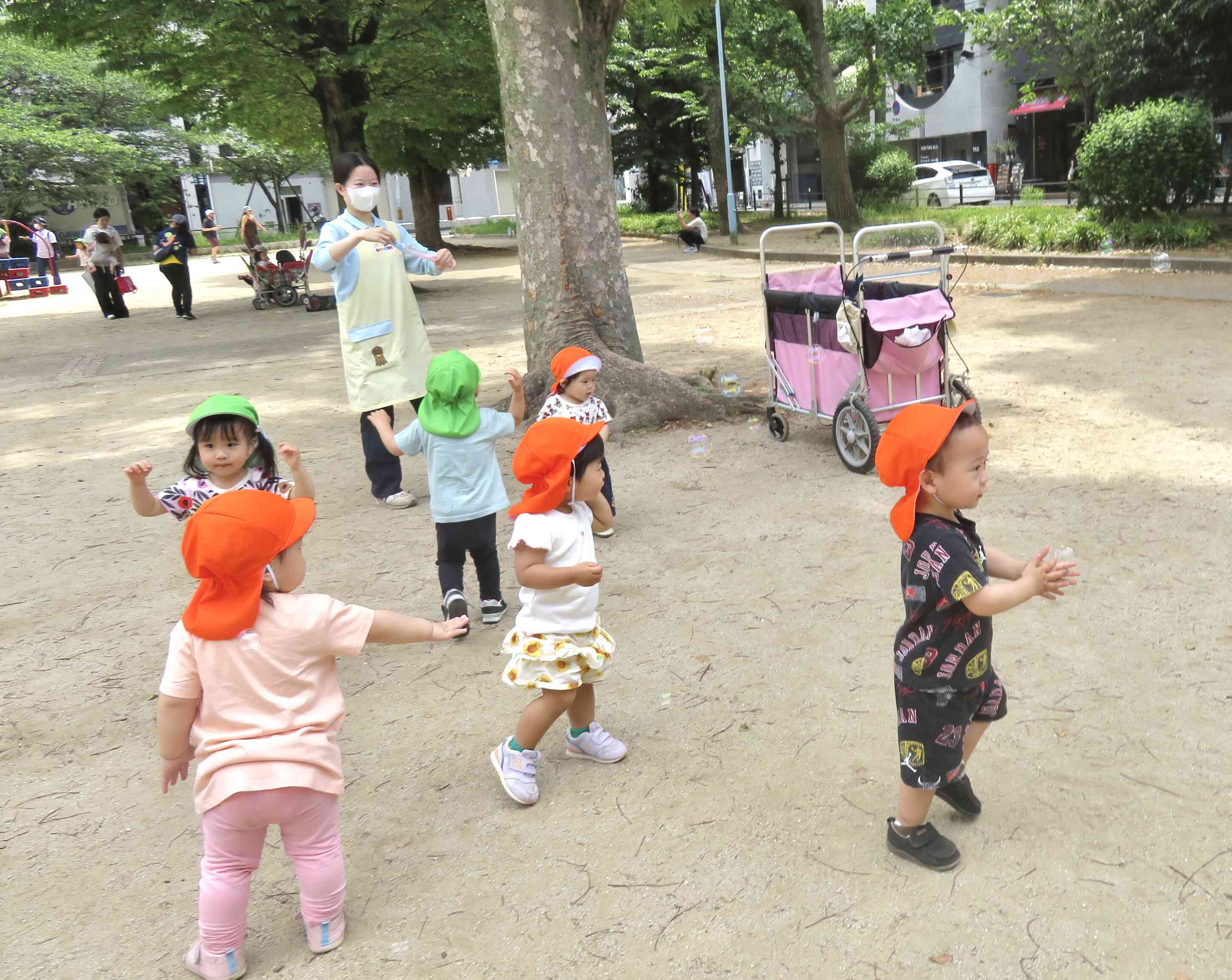堀江公園へお散歩に出掛けました⭐︎