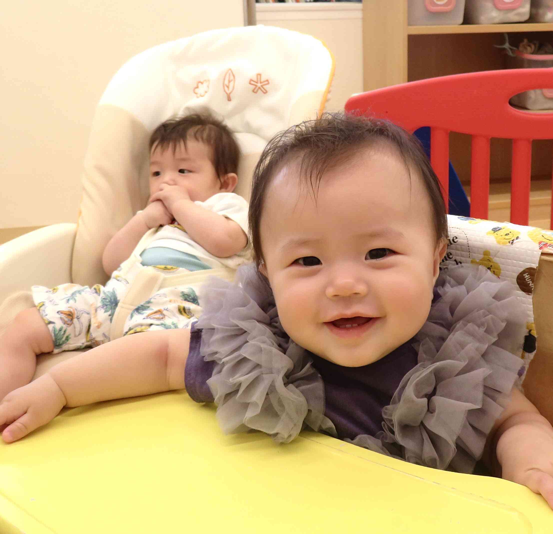 0歳児さんも参加しました♡