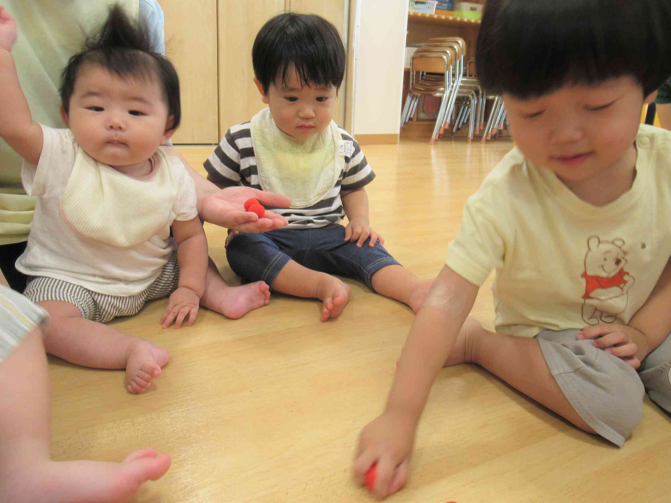 みんなと一緒で楽しいね！