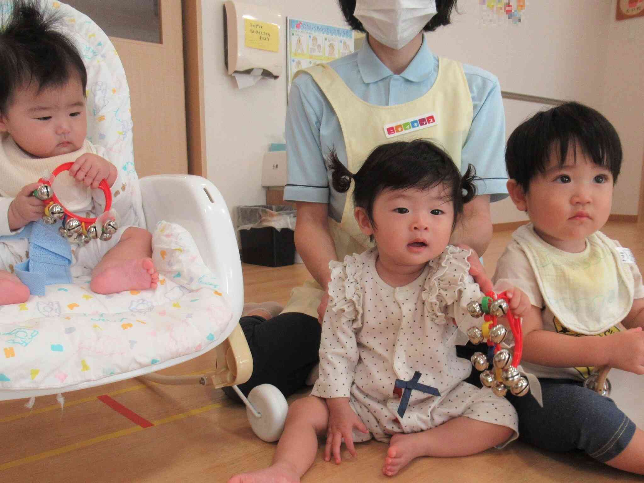 ひよこ組のみんなも一緒に♪