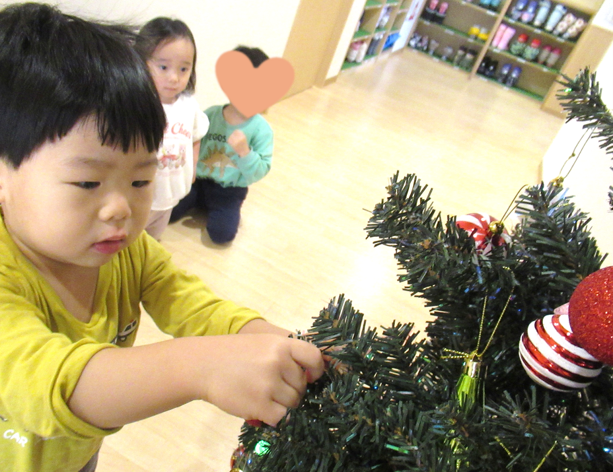 きれいに飾れたね♪