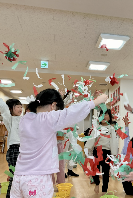 クリスマスカラーでキレイだね！